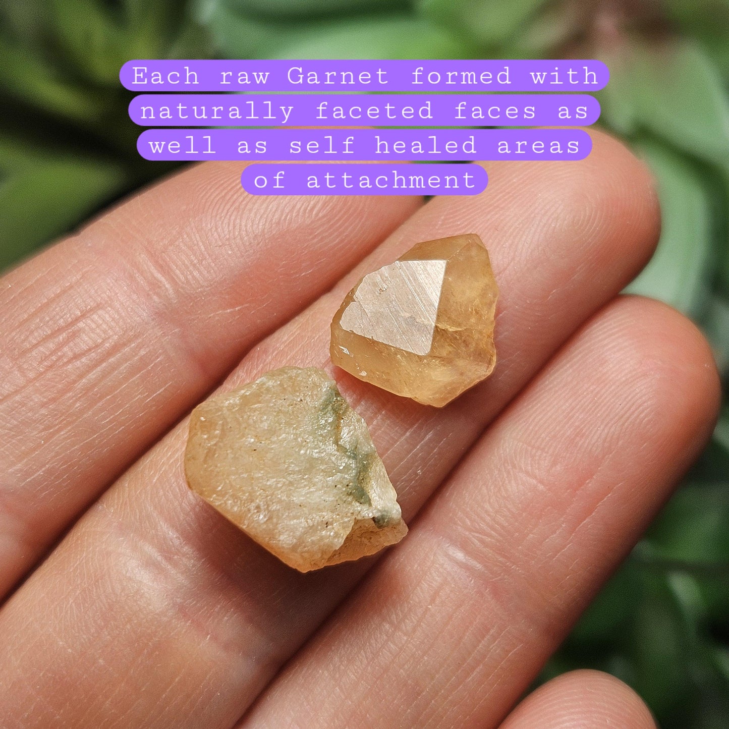 Raw Peach Garnet