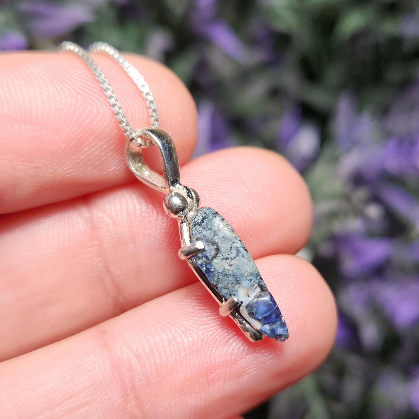 Benitoite Pendant