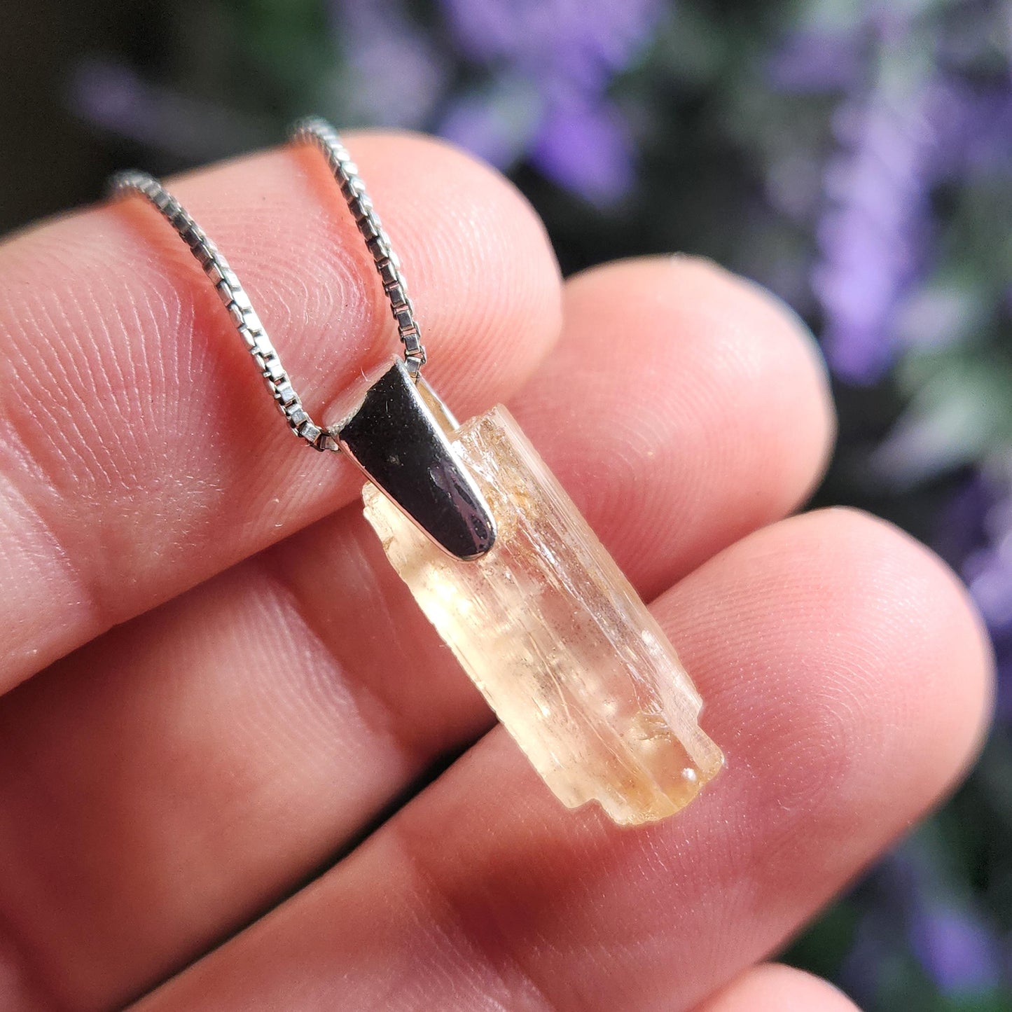 Golden Topaz Pendant