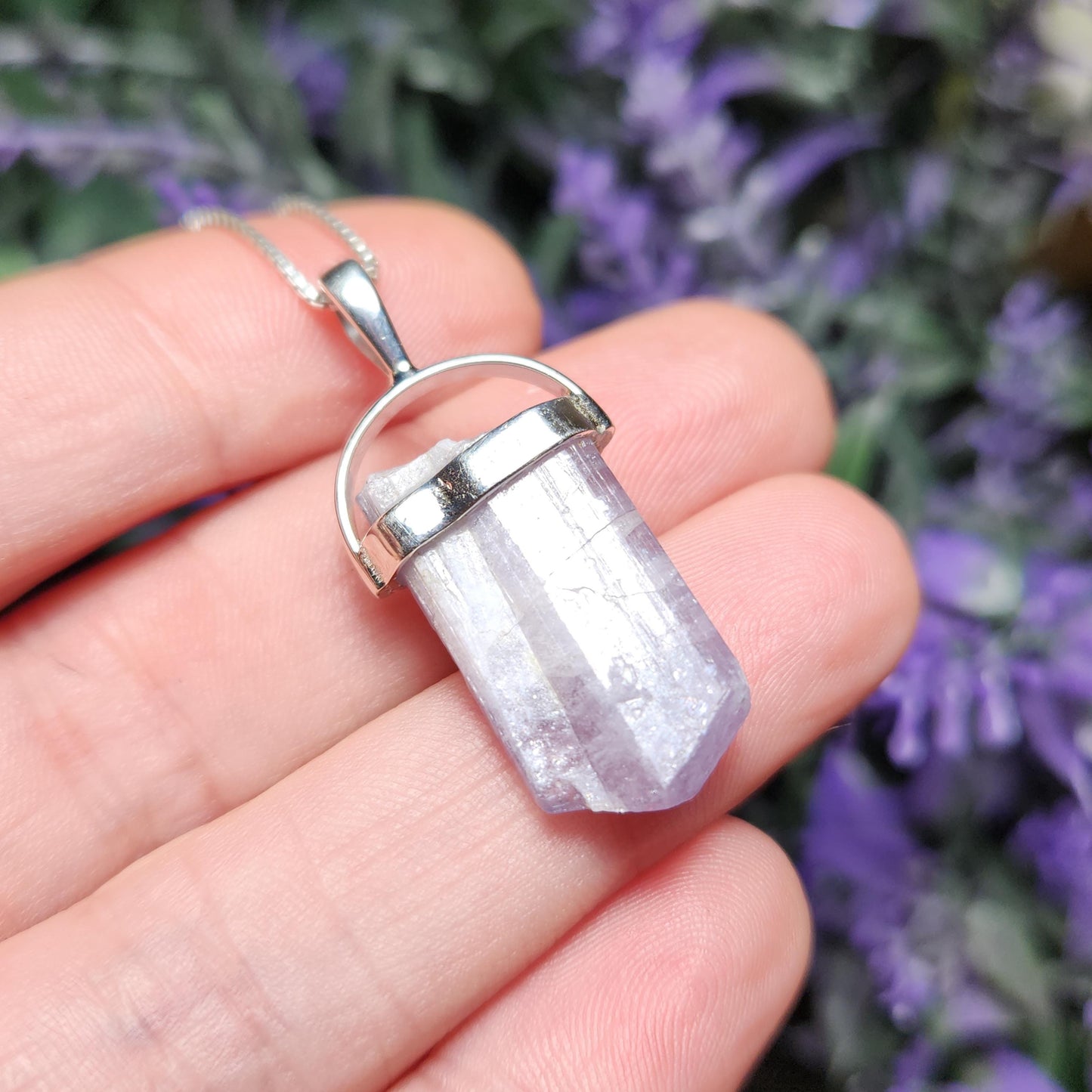 Purple Scapolite Pendant