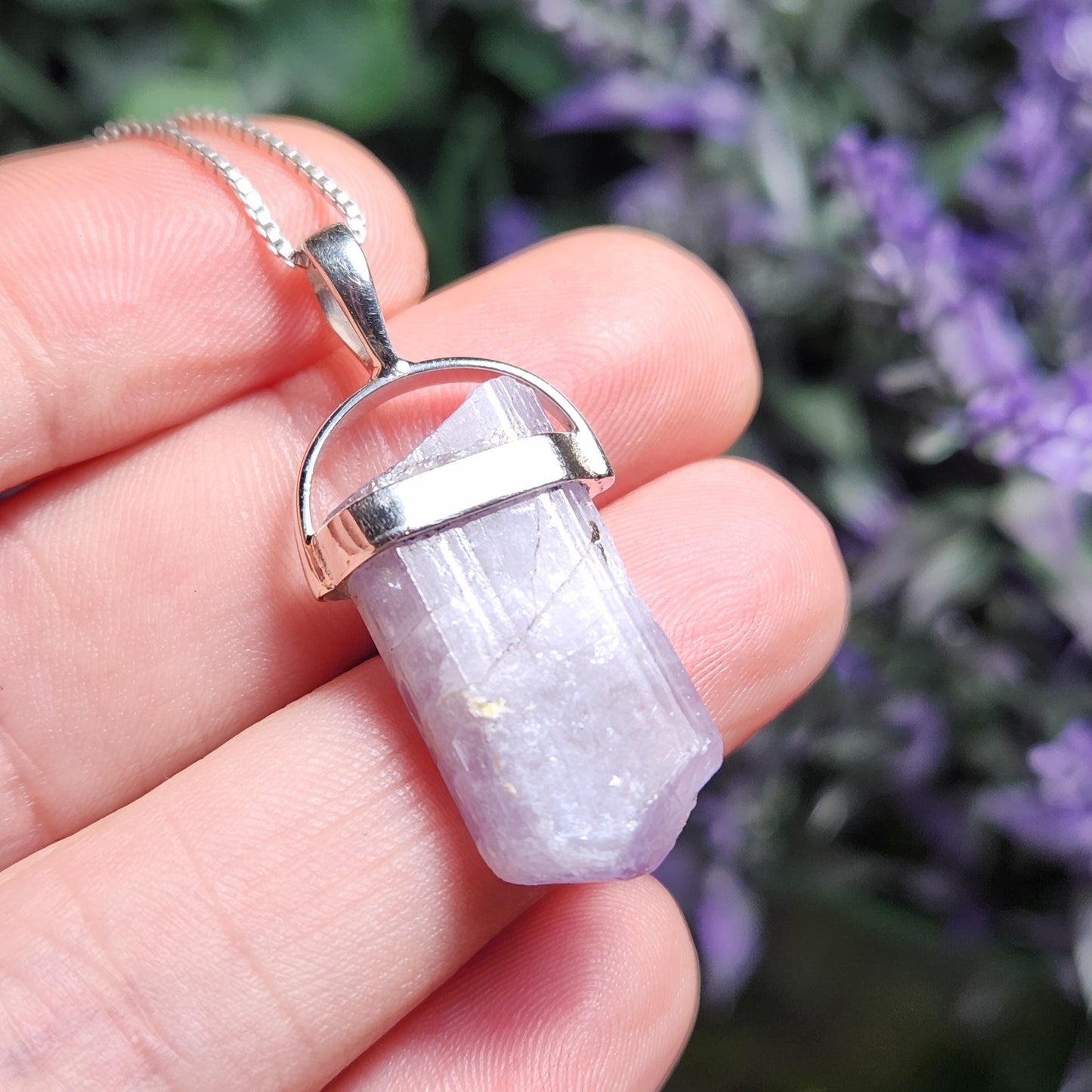 Purple Scapolite Pendant