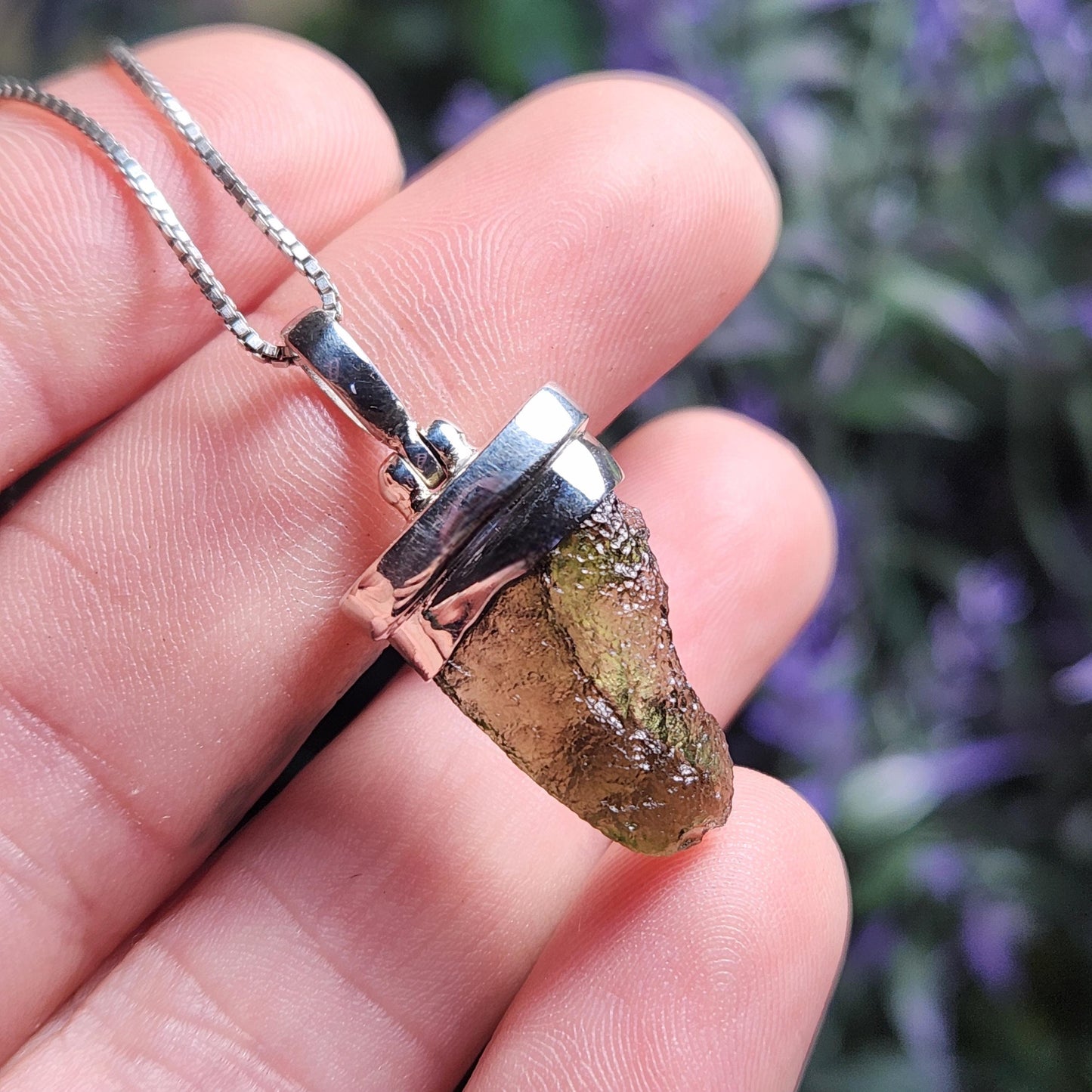 Moldavite Pendant