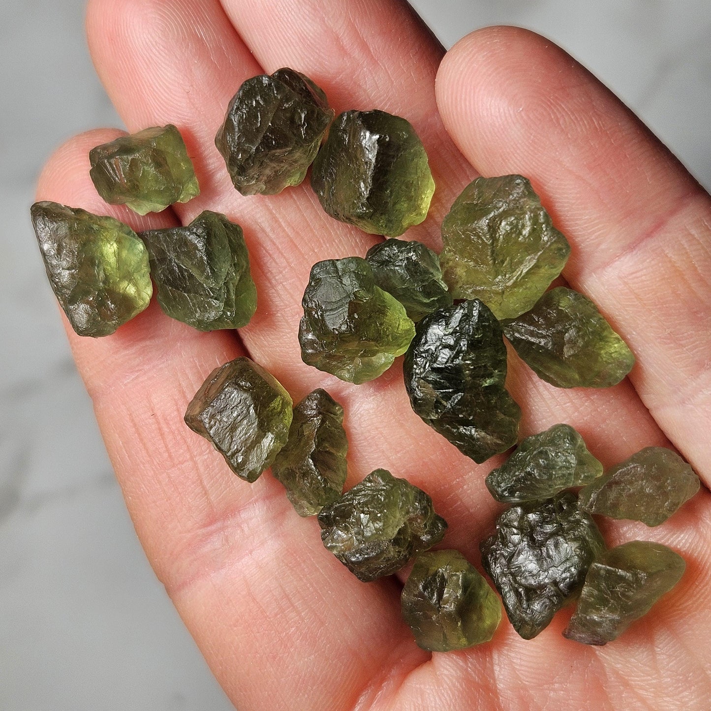 Raw Green Apatite Crystal