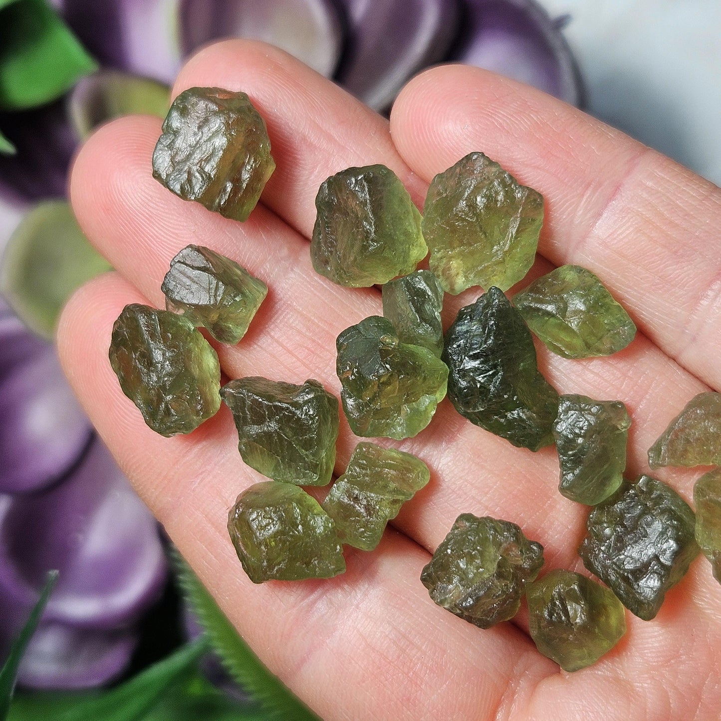 Raw Green Apatite Crystal