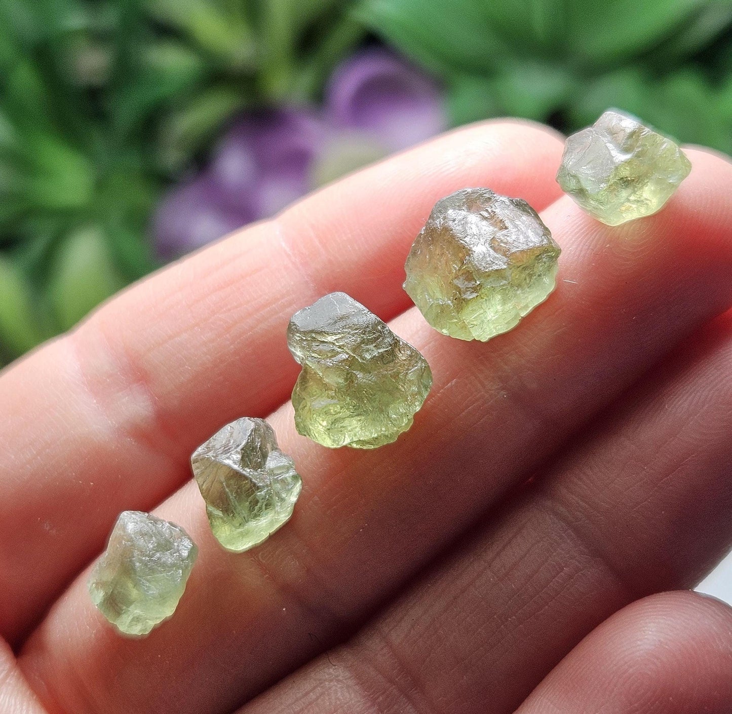 Raw Green Apatite Crystal