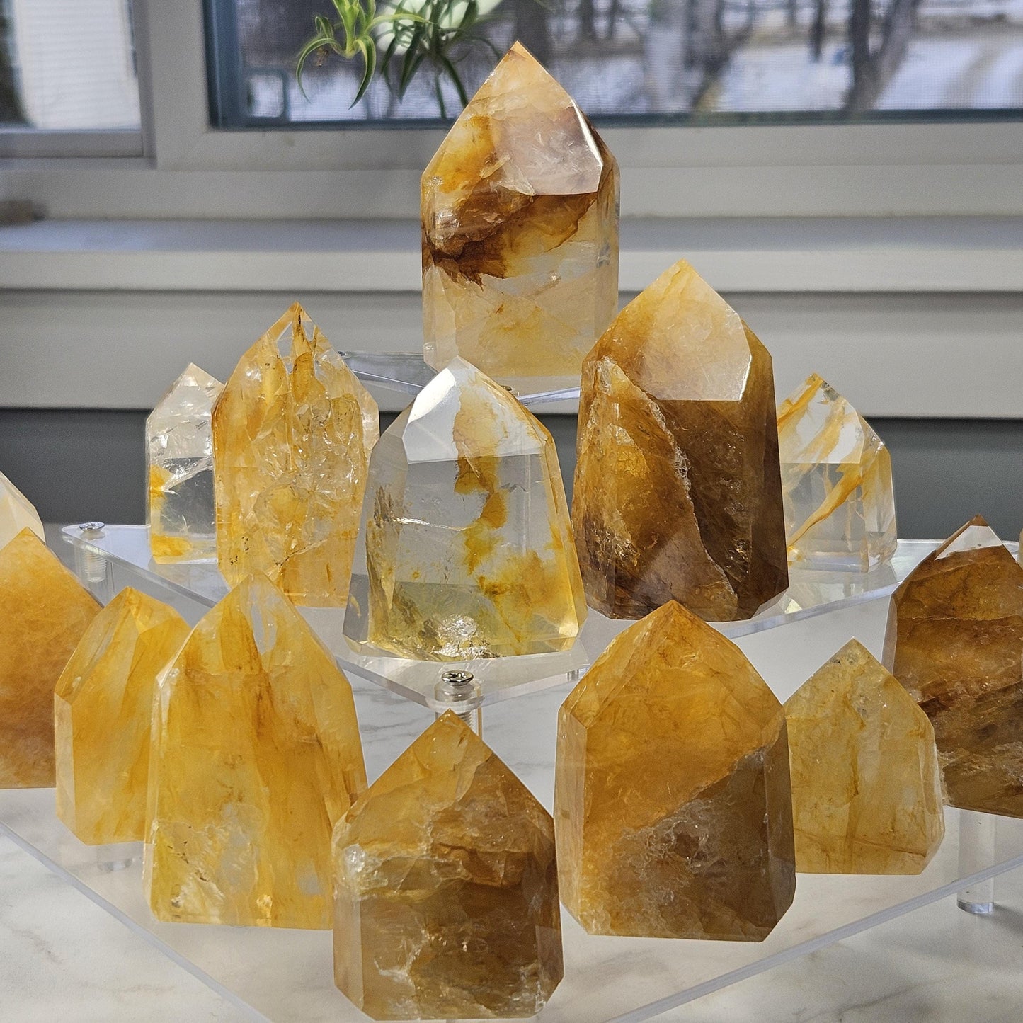 Golden Healer Quartz Tower