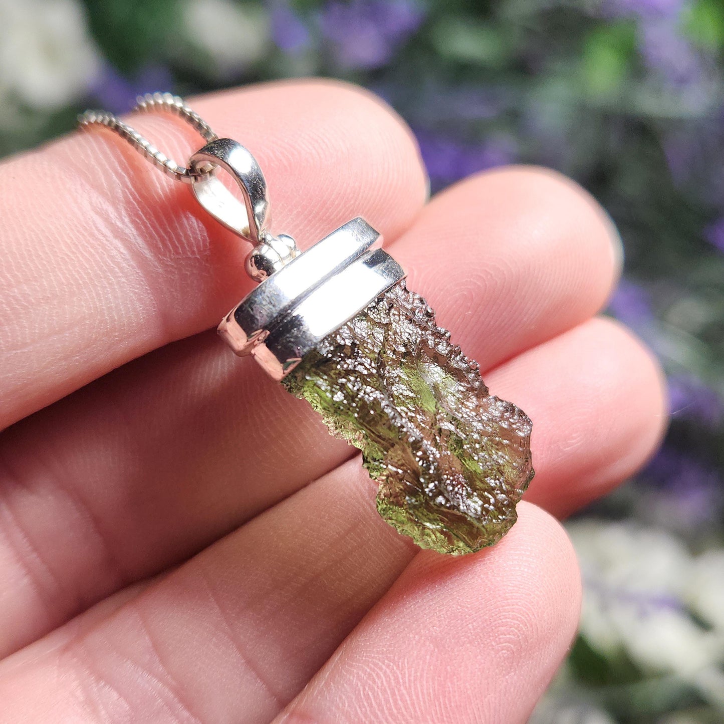 Moldavite Pendant