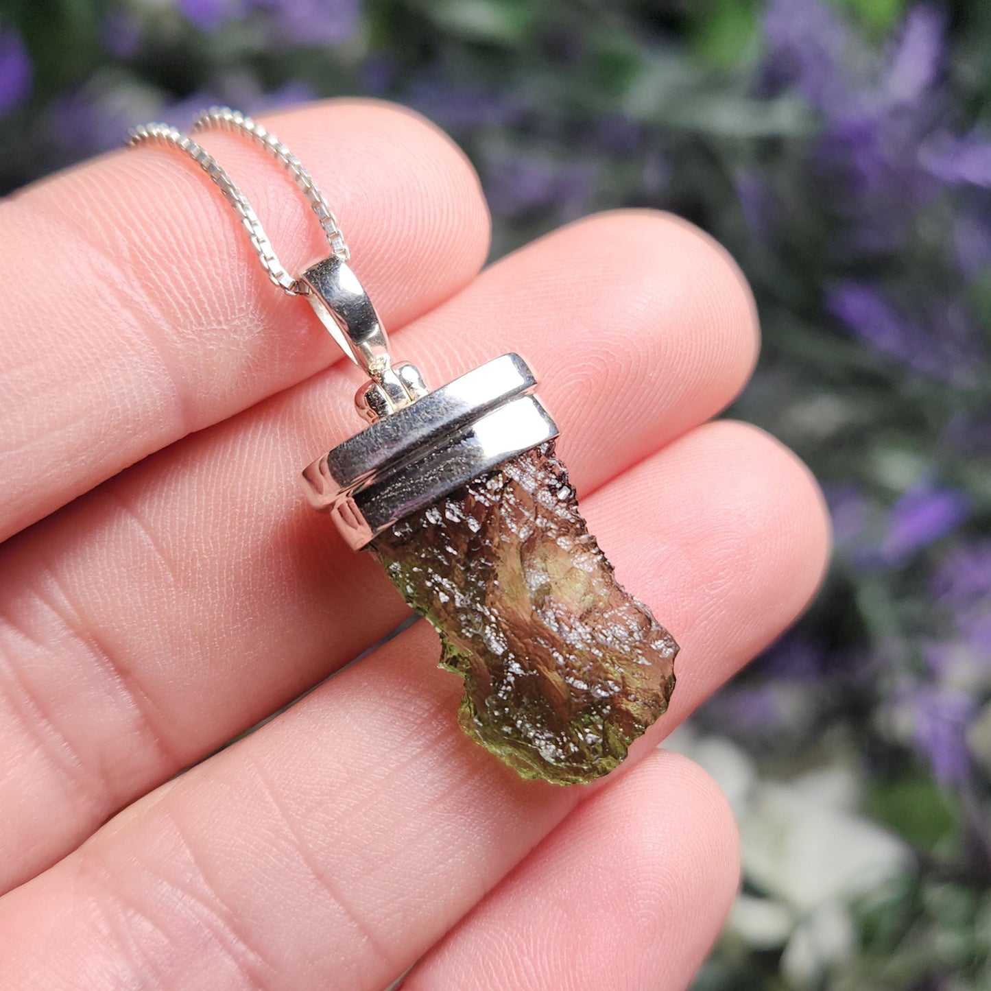 Moldavite Pendant
