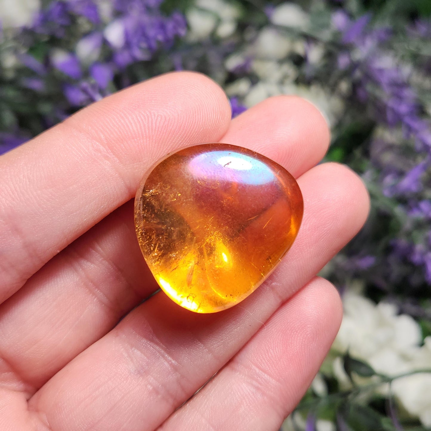 Tangerine Aura Quartz