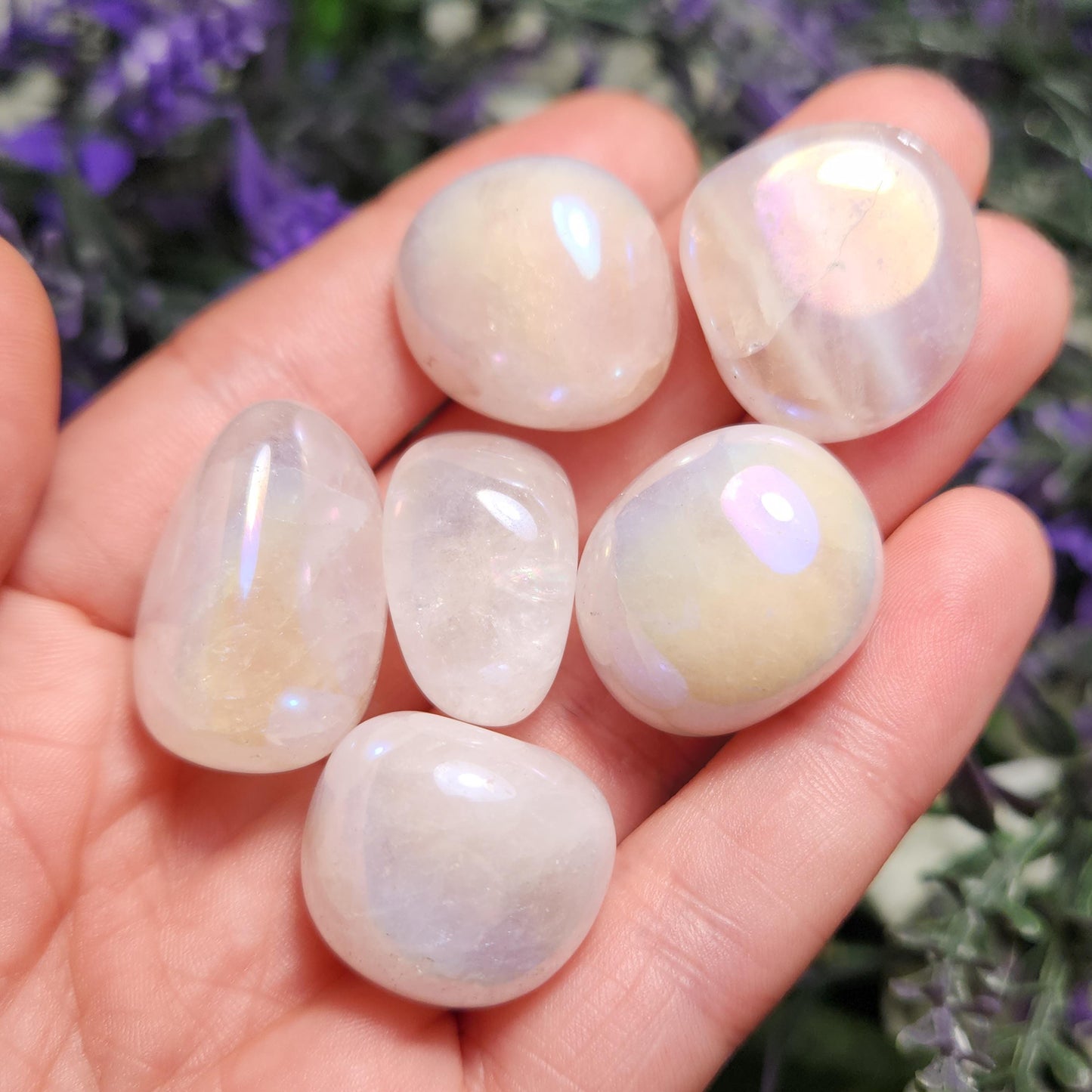 Angel Aura Rose Quartz Crystal