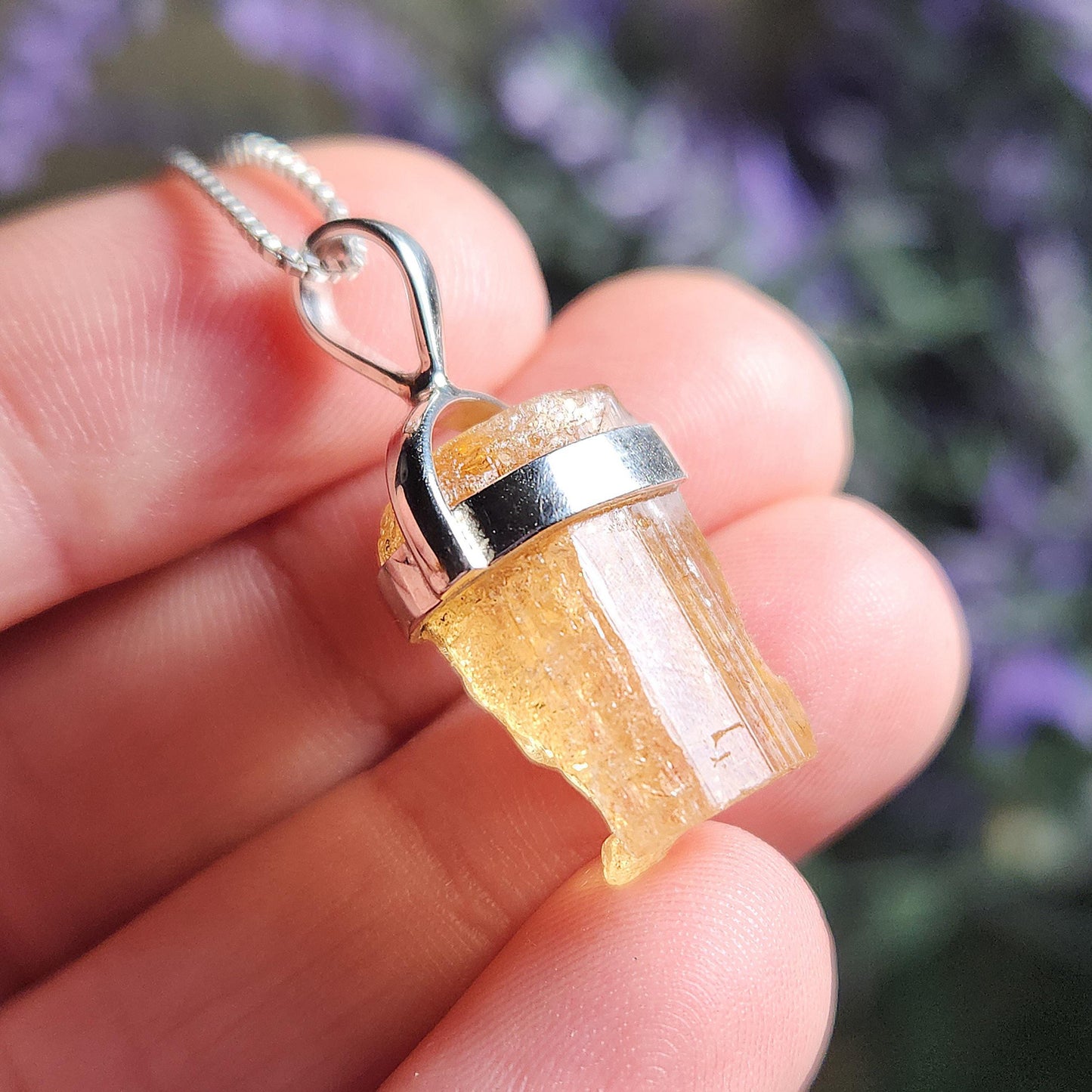 Honey Topaz Pendant