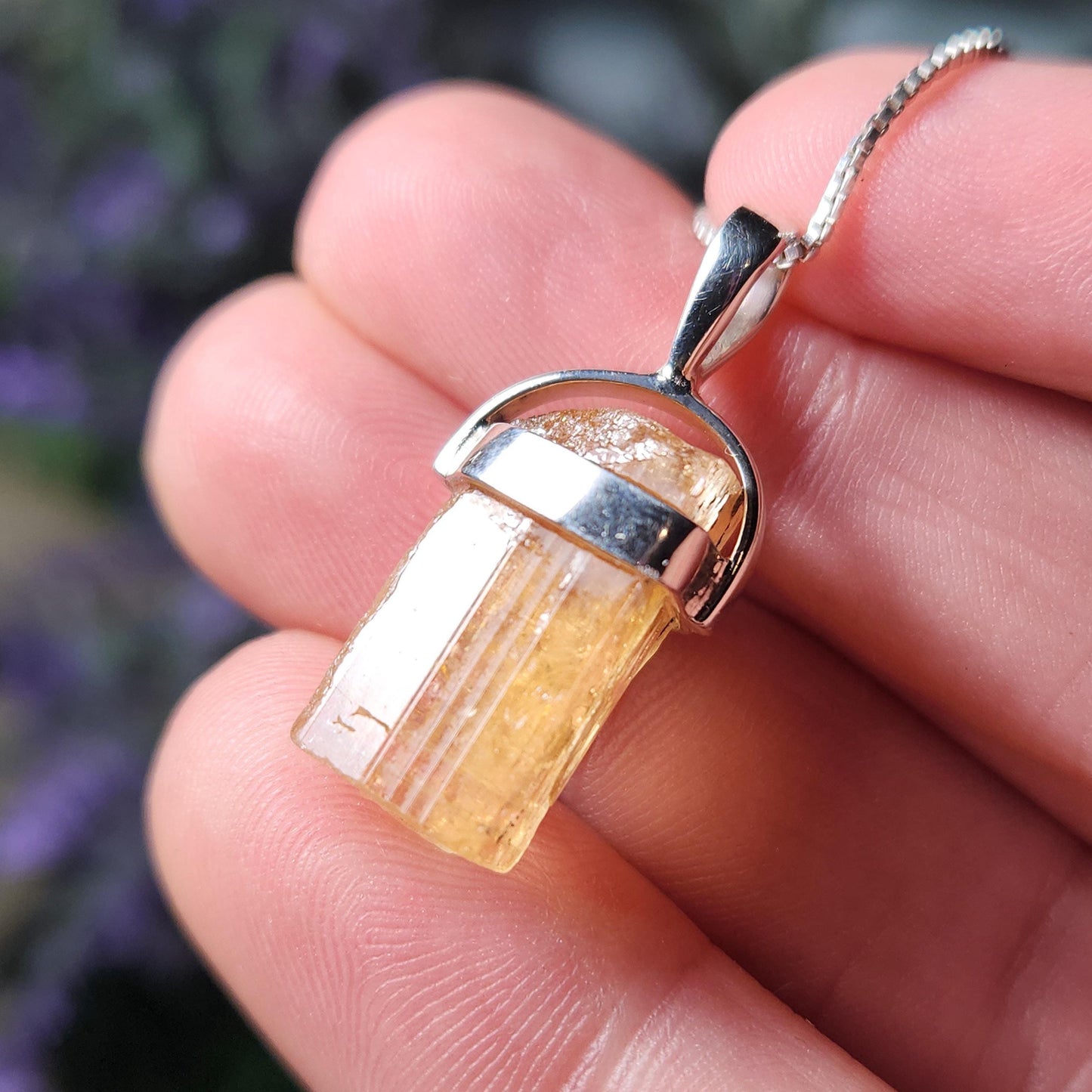 Honey Topaz Pendant