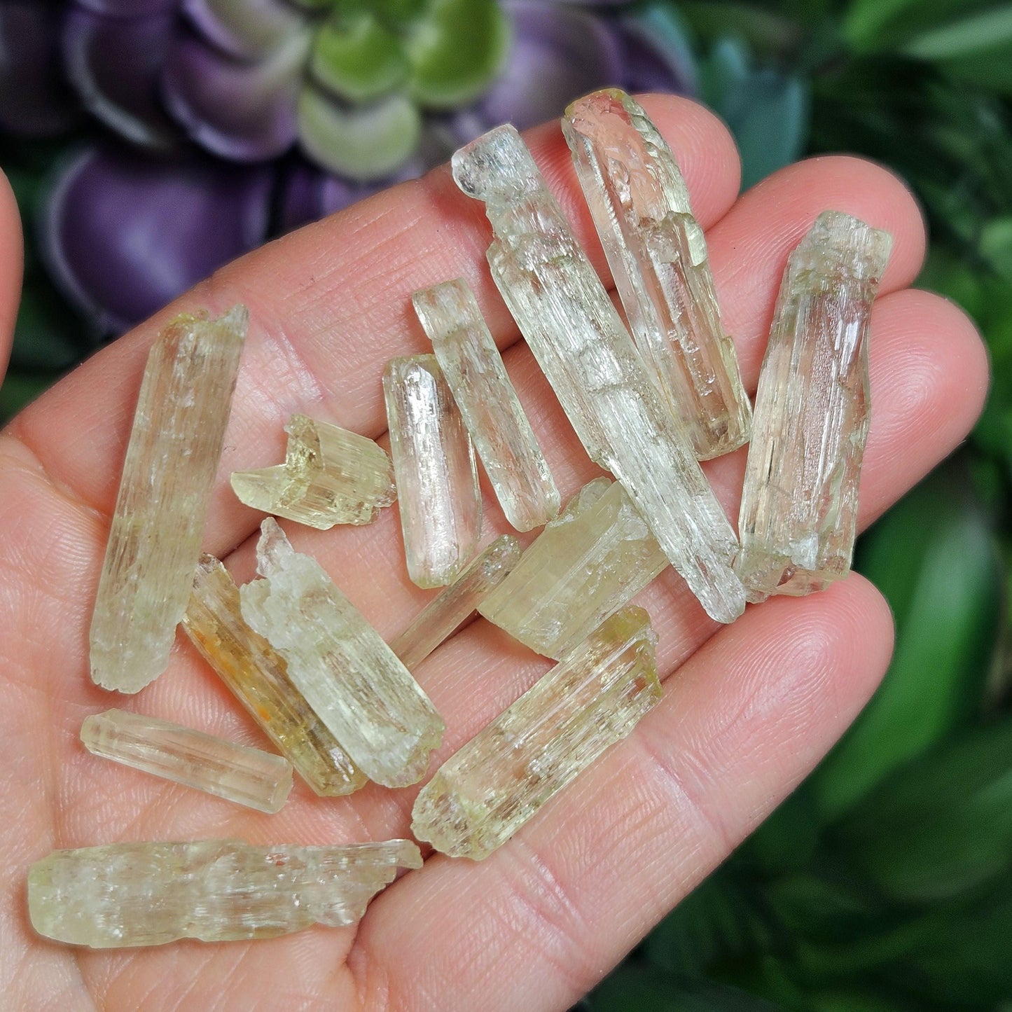 Etched Heliodor Crystal