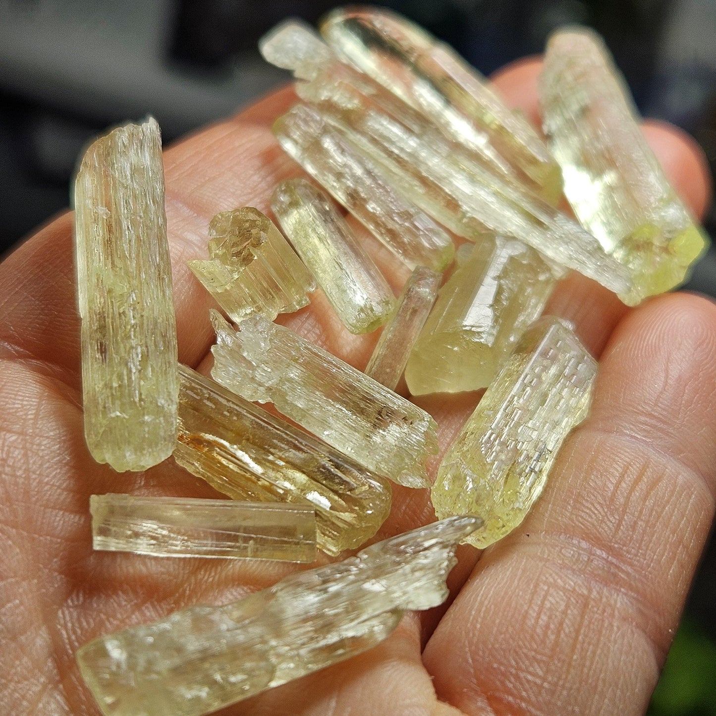 Etched Heliodor Crystal