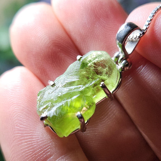 Terminated Peridot Pendant