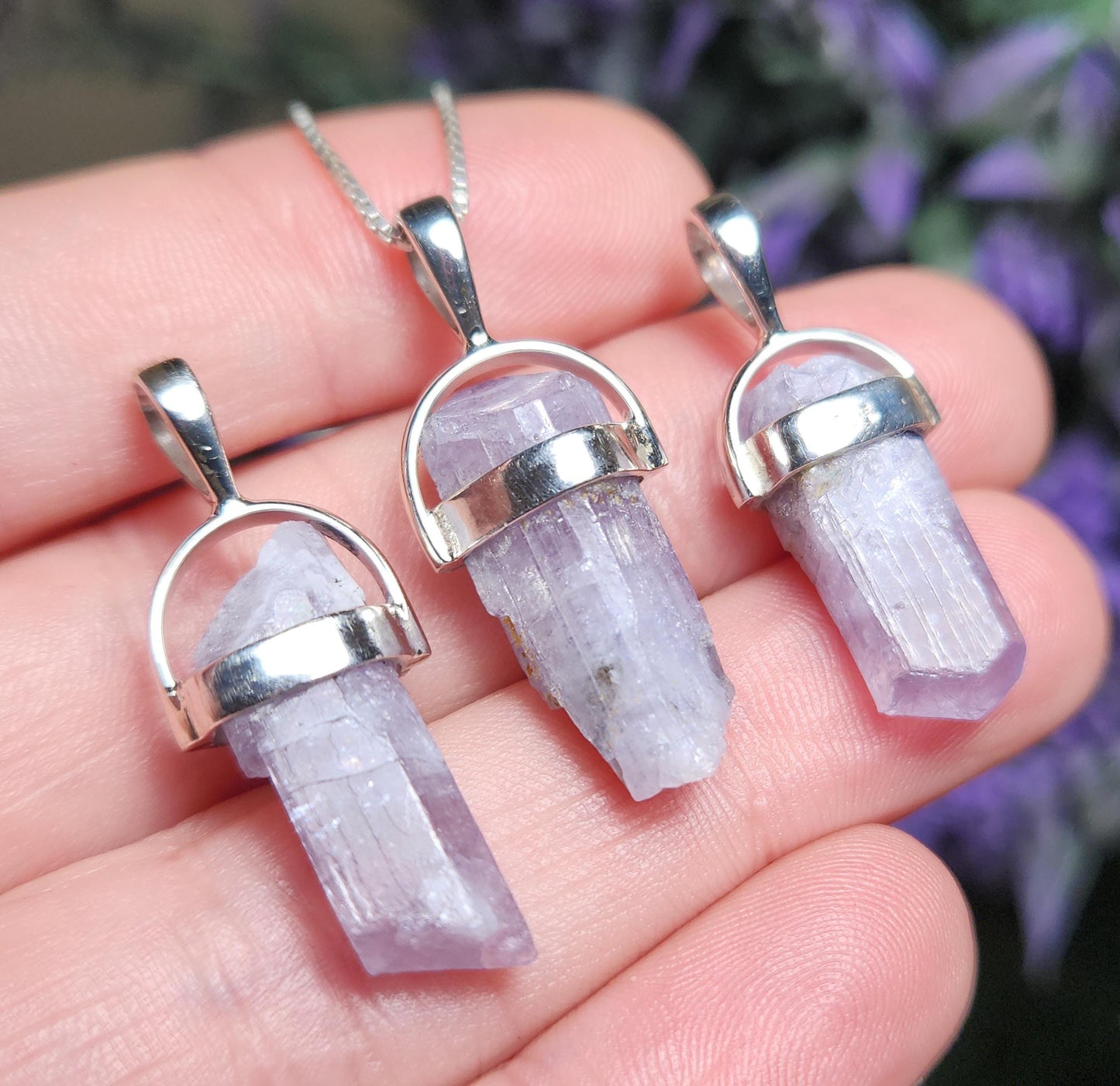 Purple Scapolite Pendant