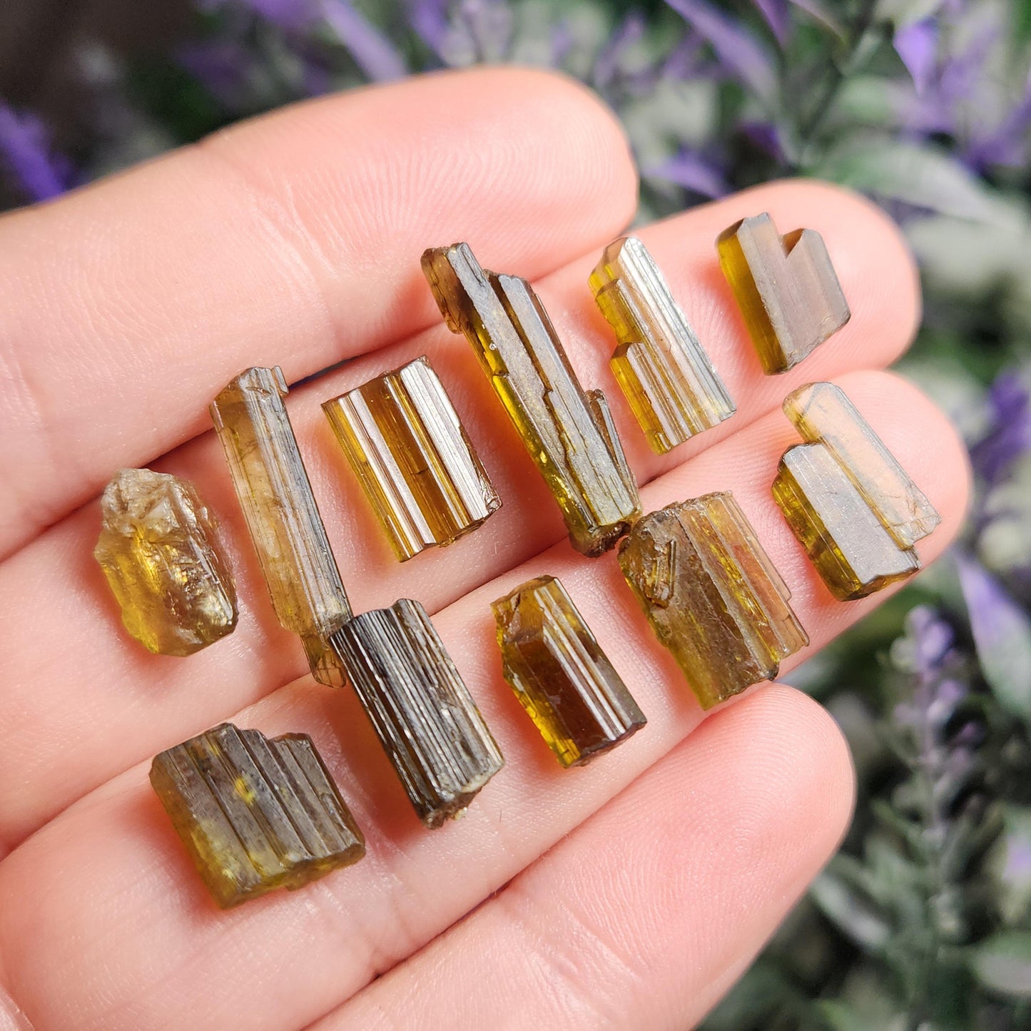 Gem Epidote Crystal