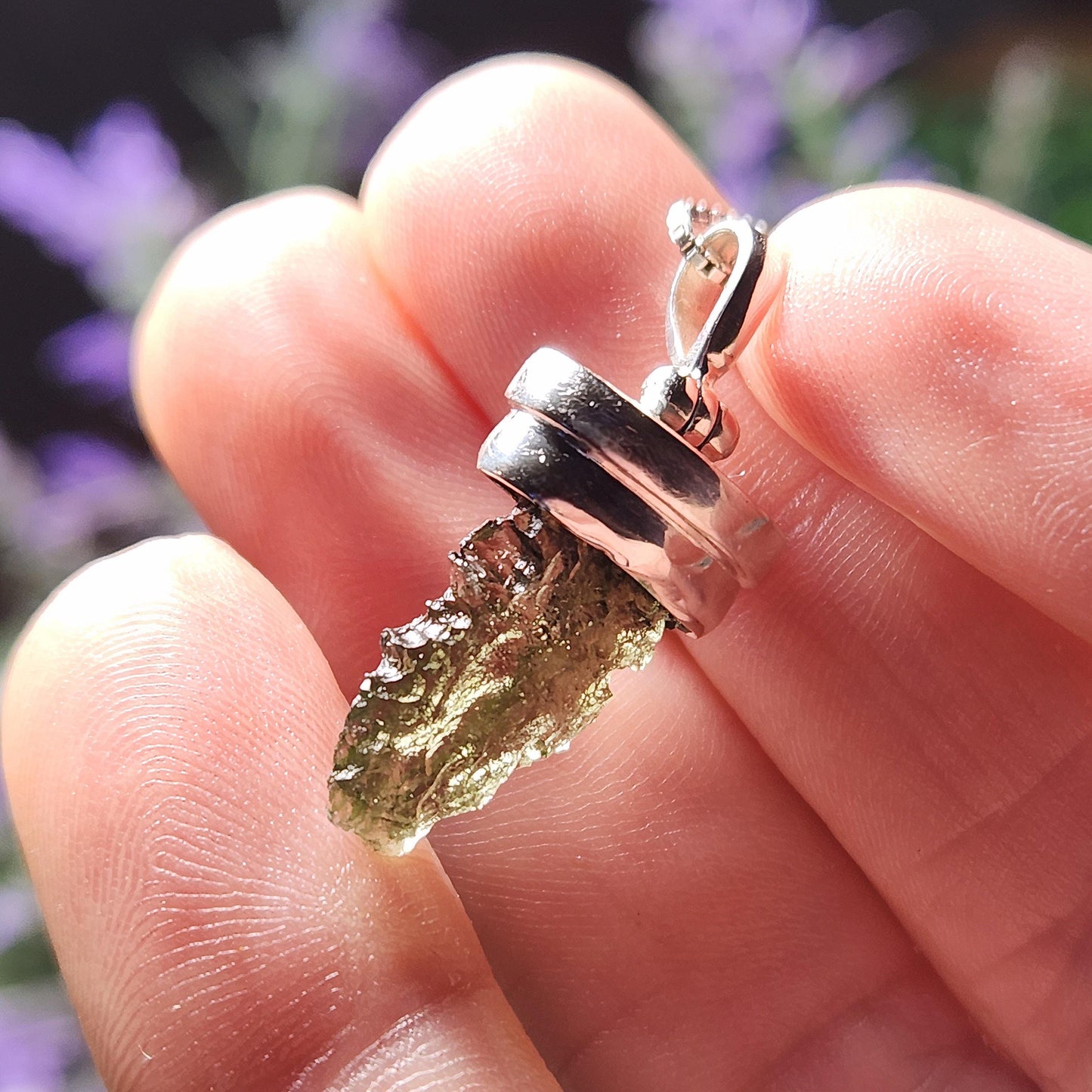 Moldavite Pendant
