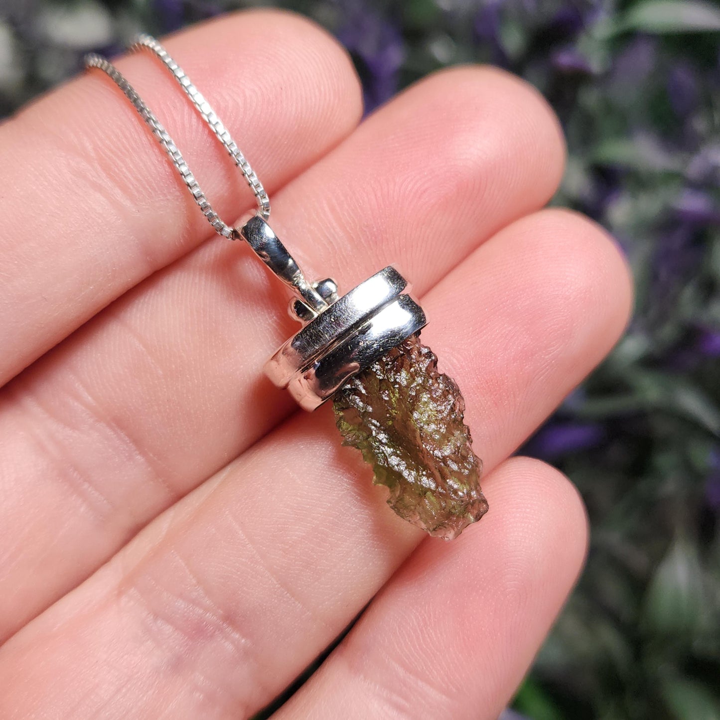 Moldavite Pendant