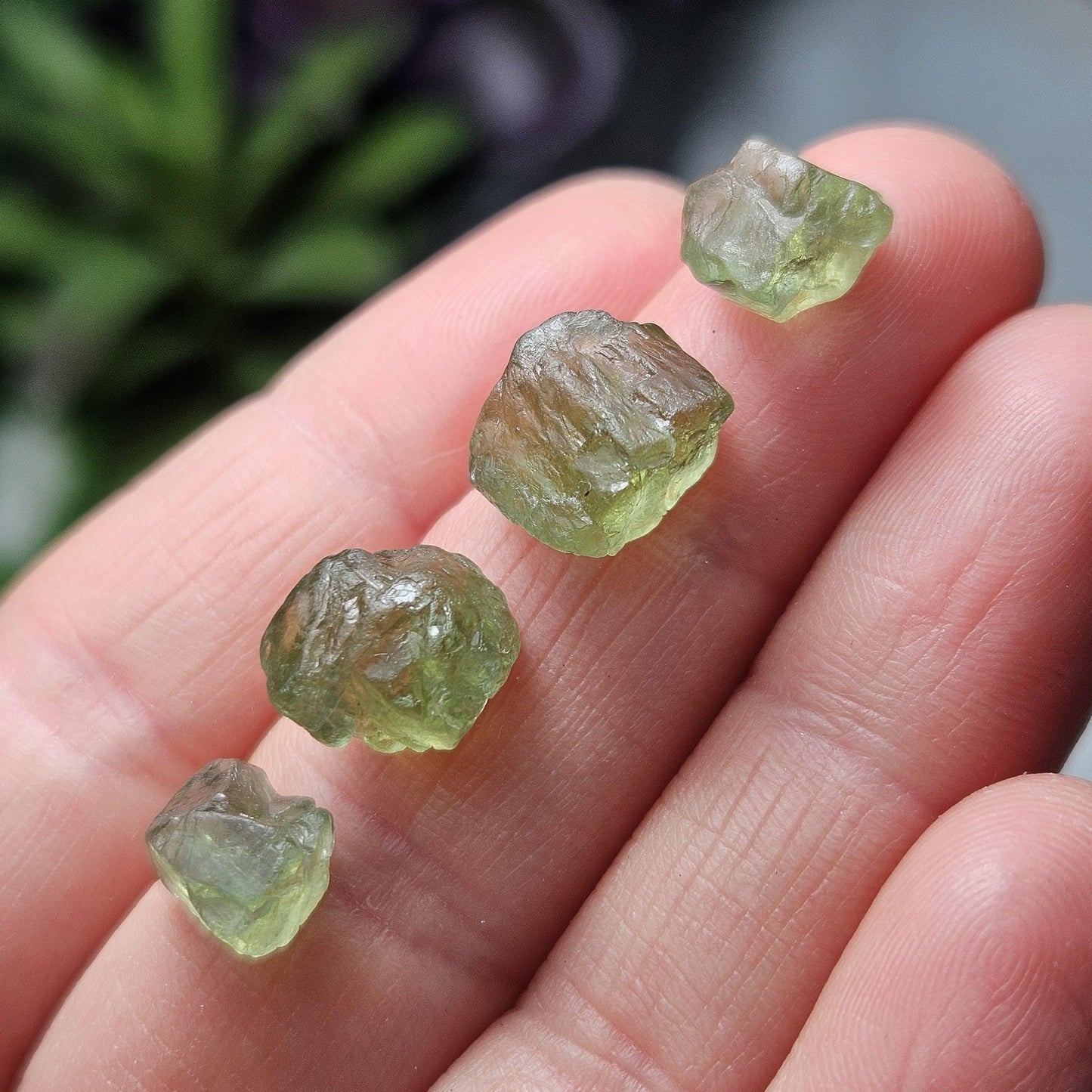 Raw Green Apatite Crystal