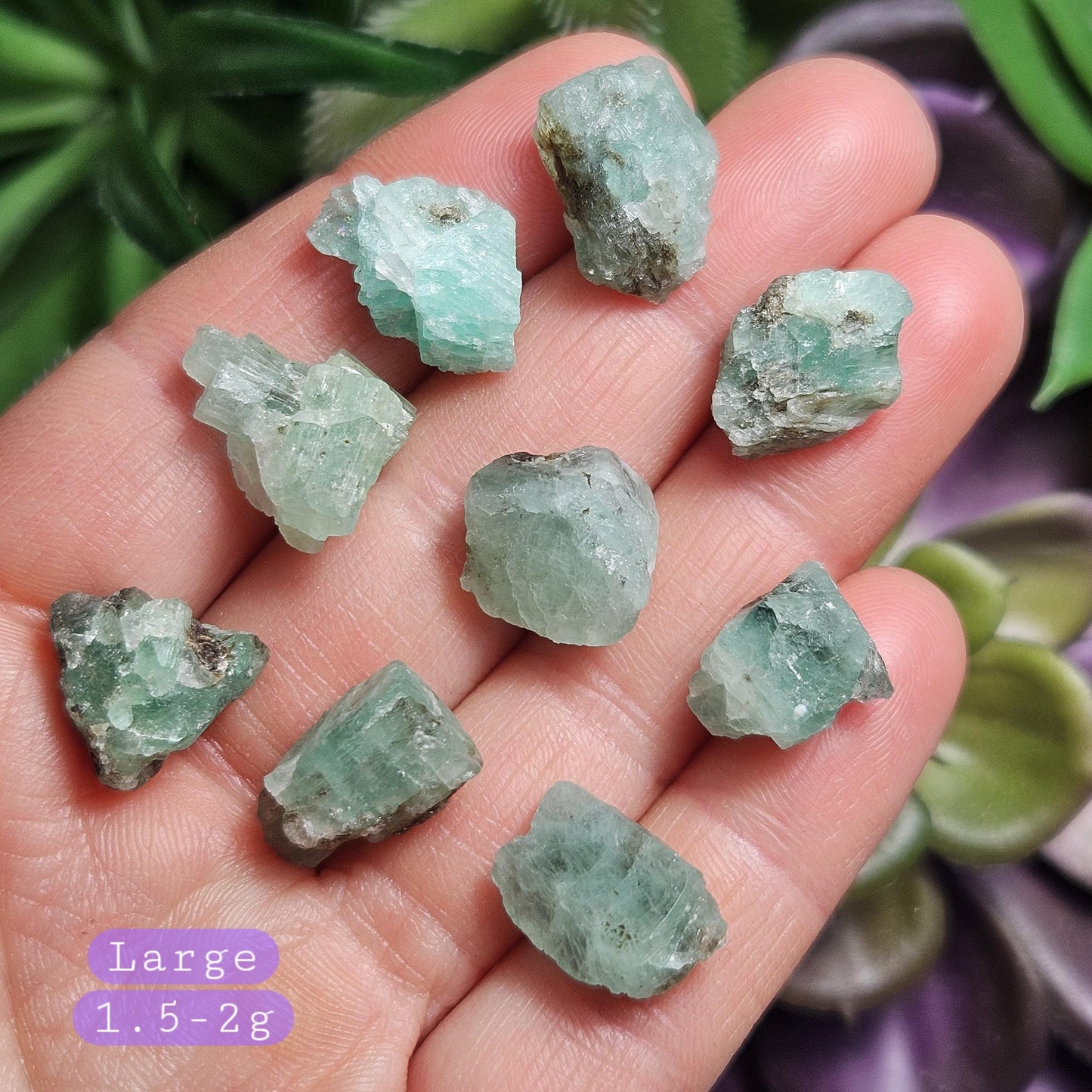 Himalayan Raw Emerald Crystal