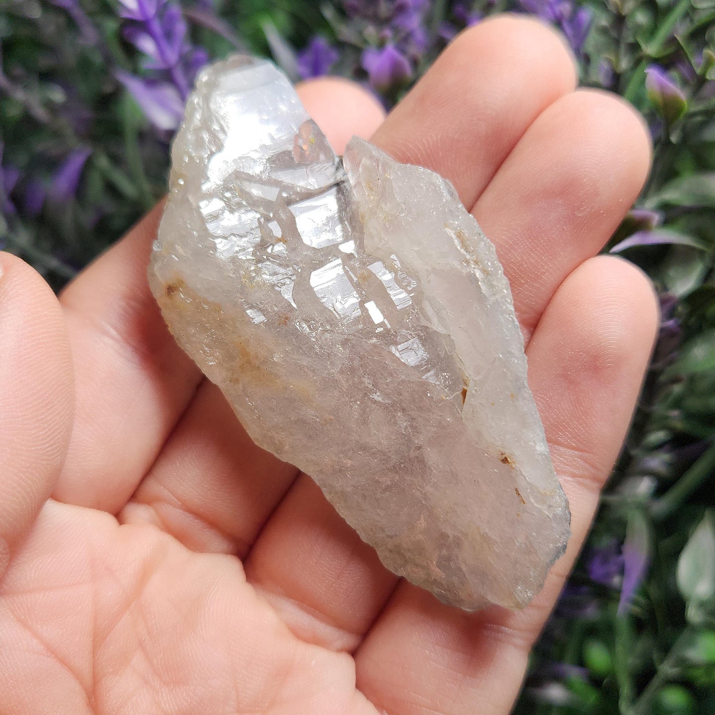 Blue Tourmaline in Quartz