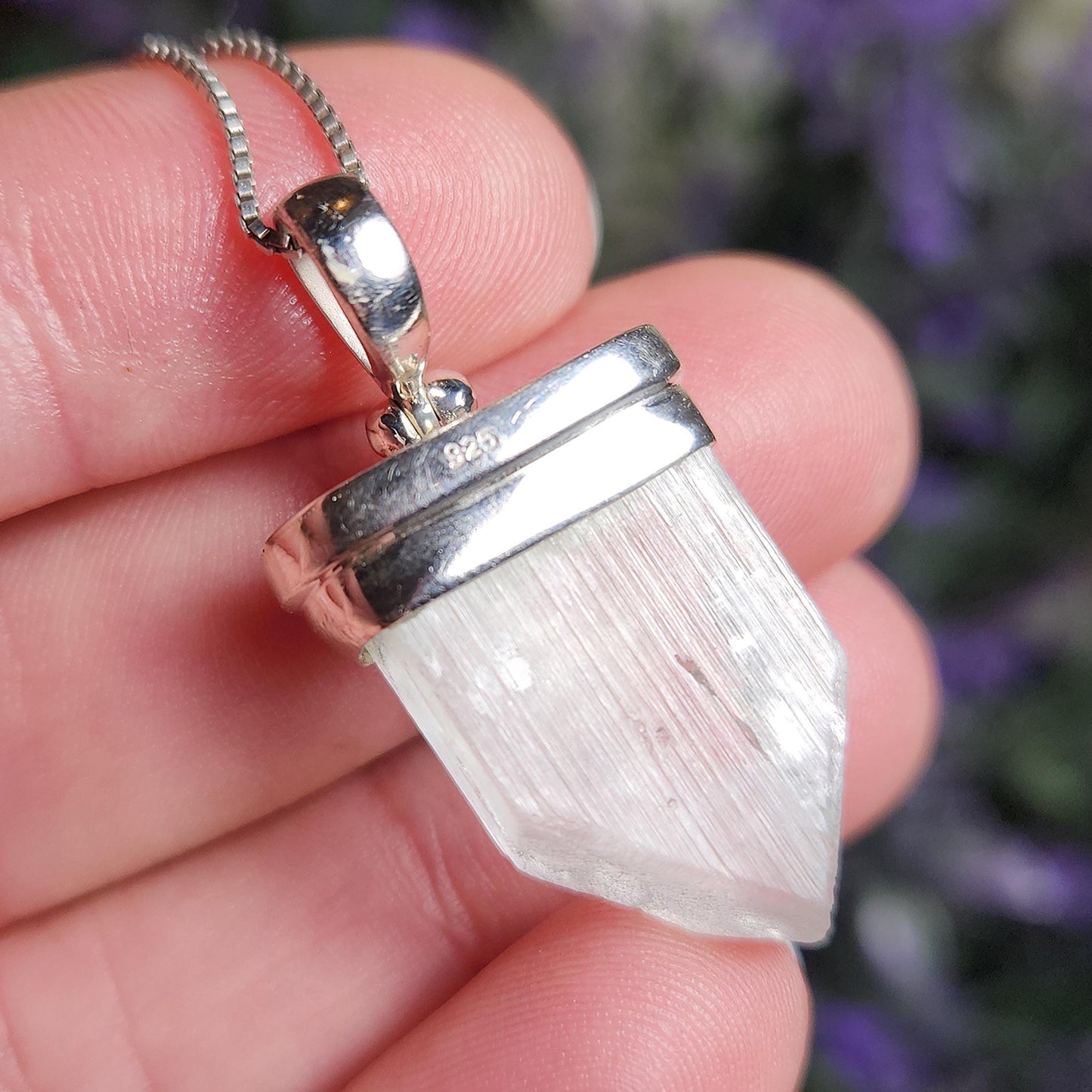 Green Hiddenite Pendant
