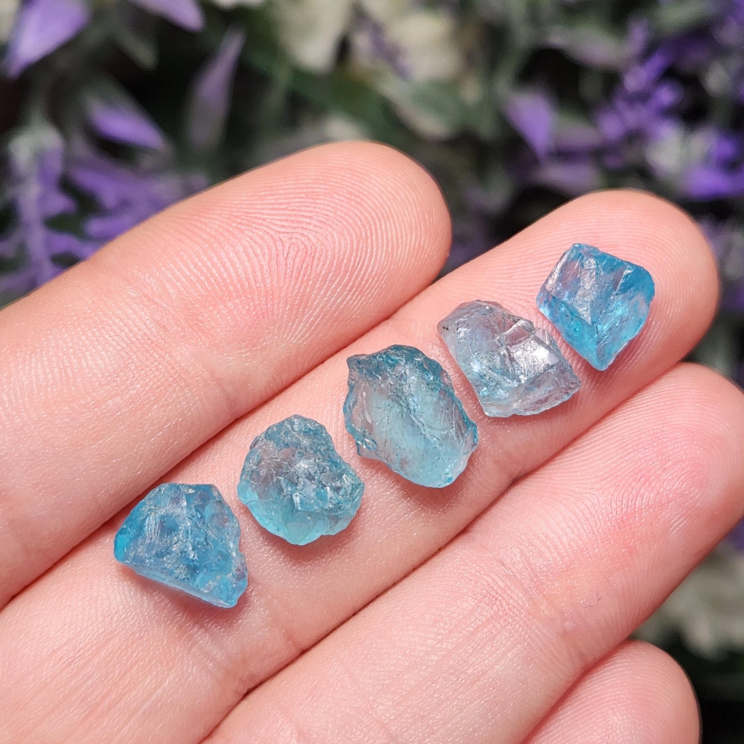 Raw Blue Apatite Crystal