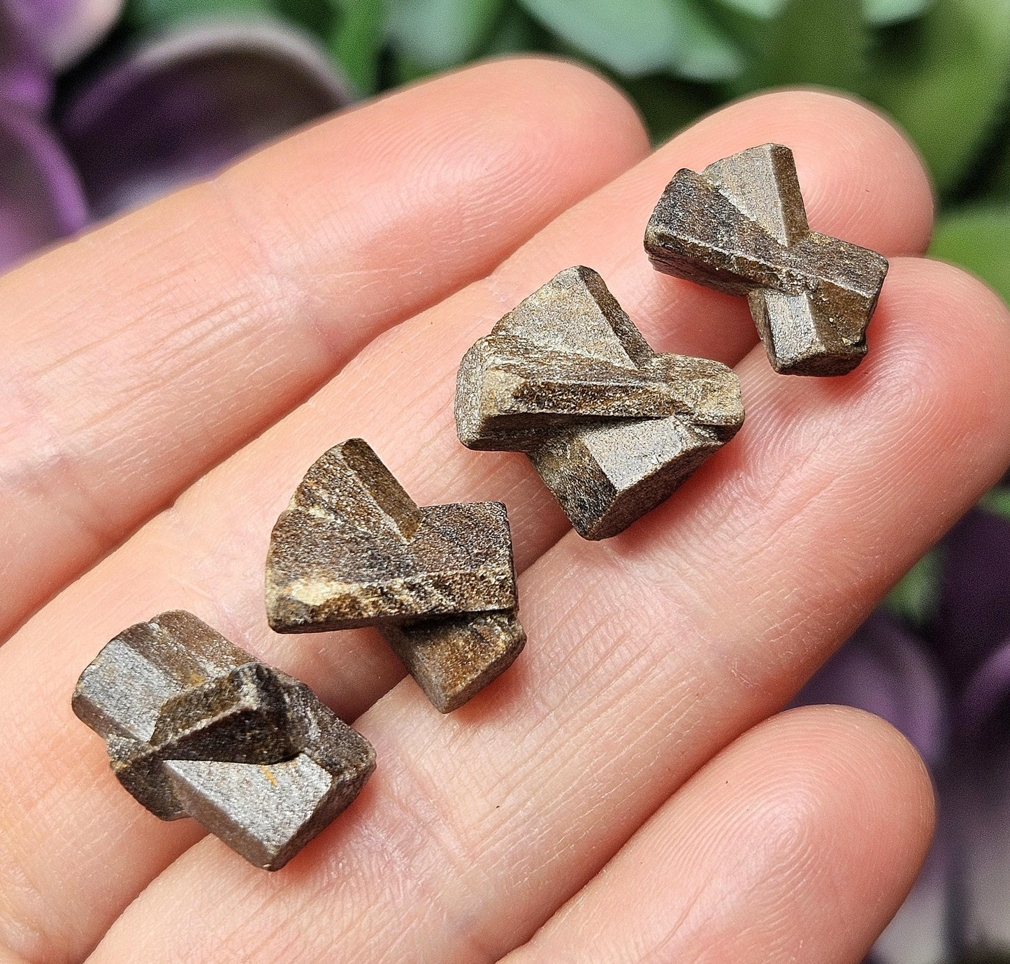 Staurolite Fairy Cross Crystal