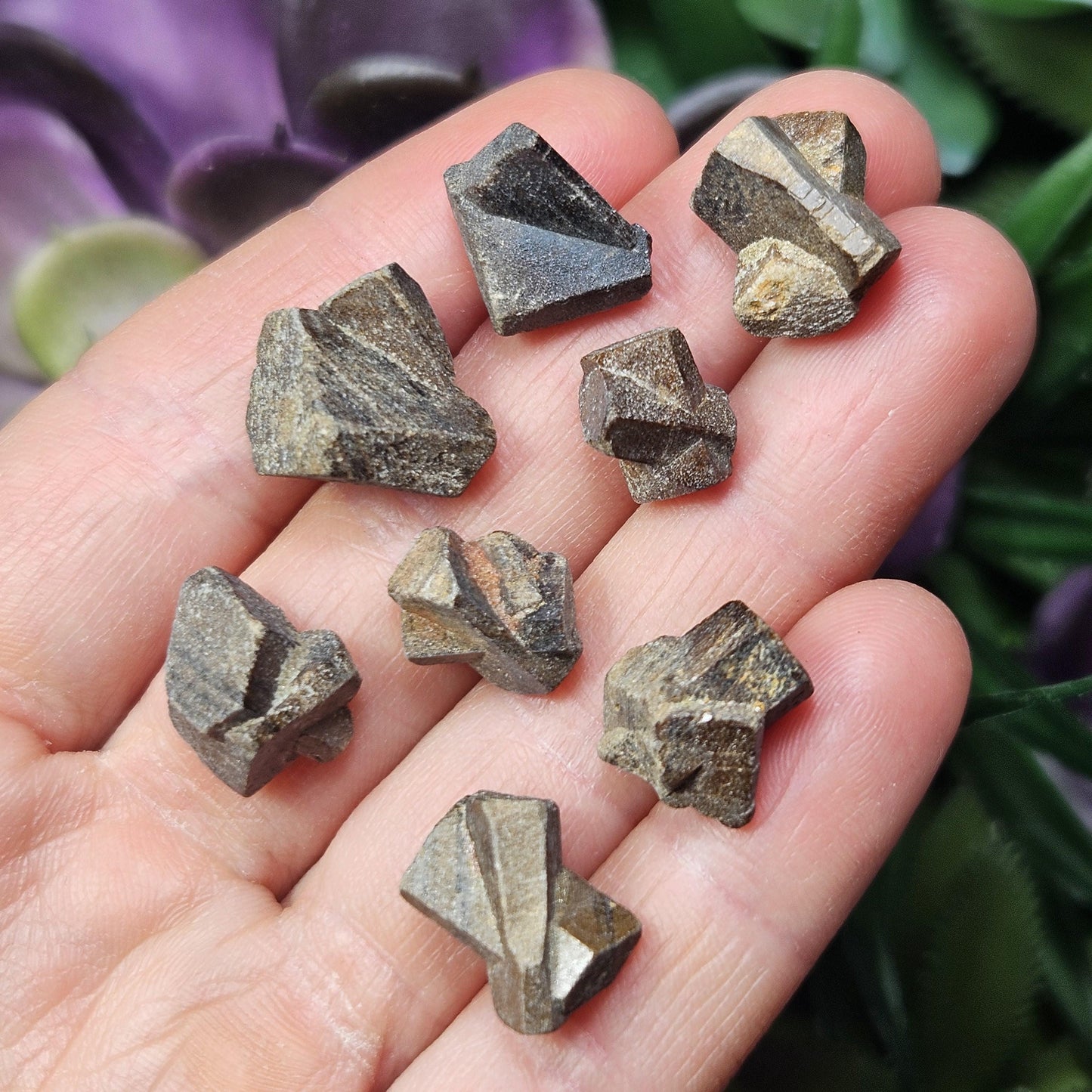 Staurolite Fairy Cross Crystal