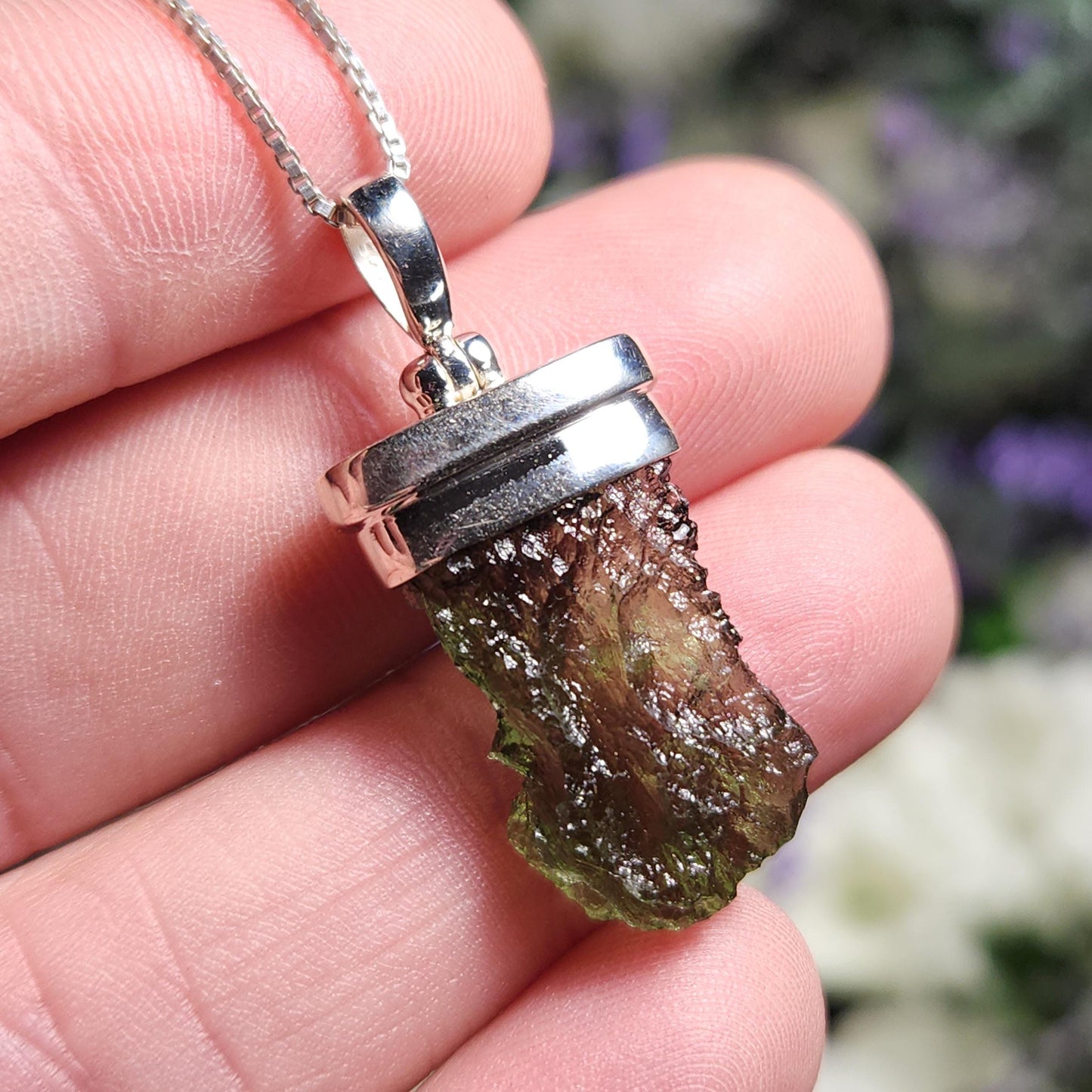 Moldavite Pendant