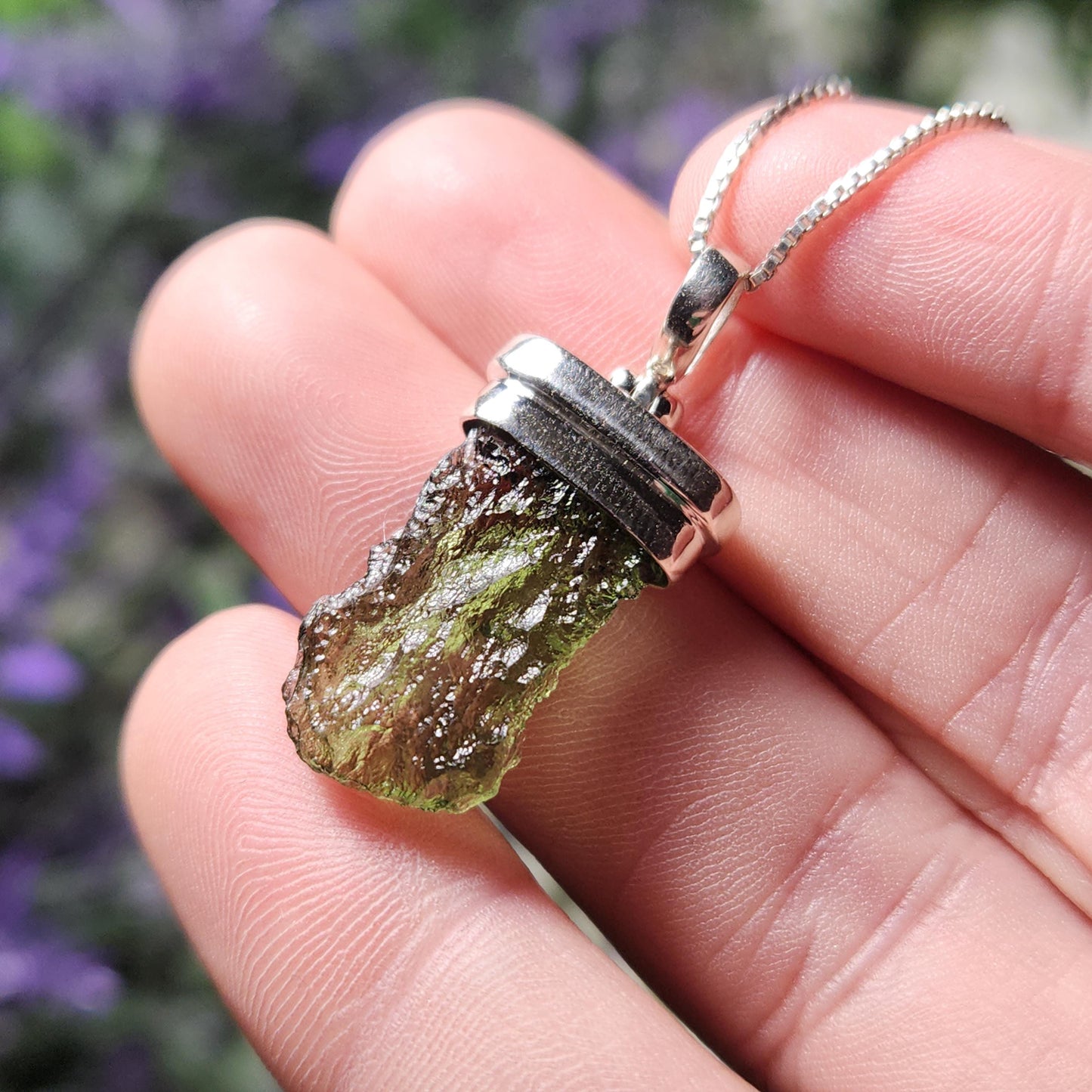 Moldavite Pendant