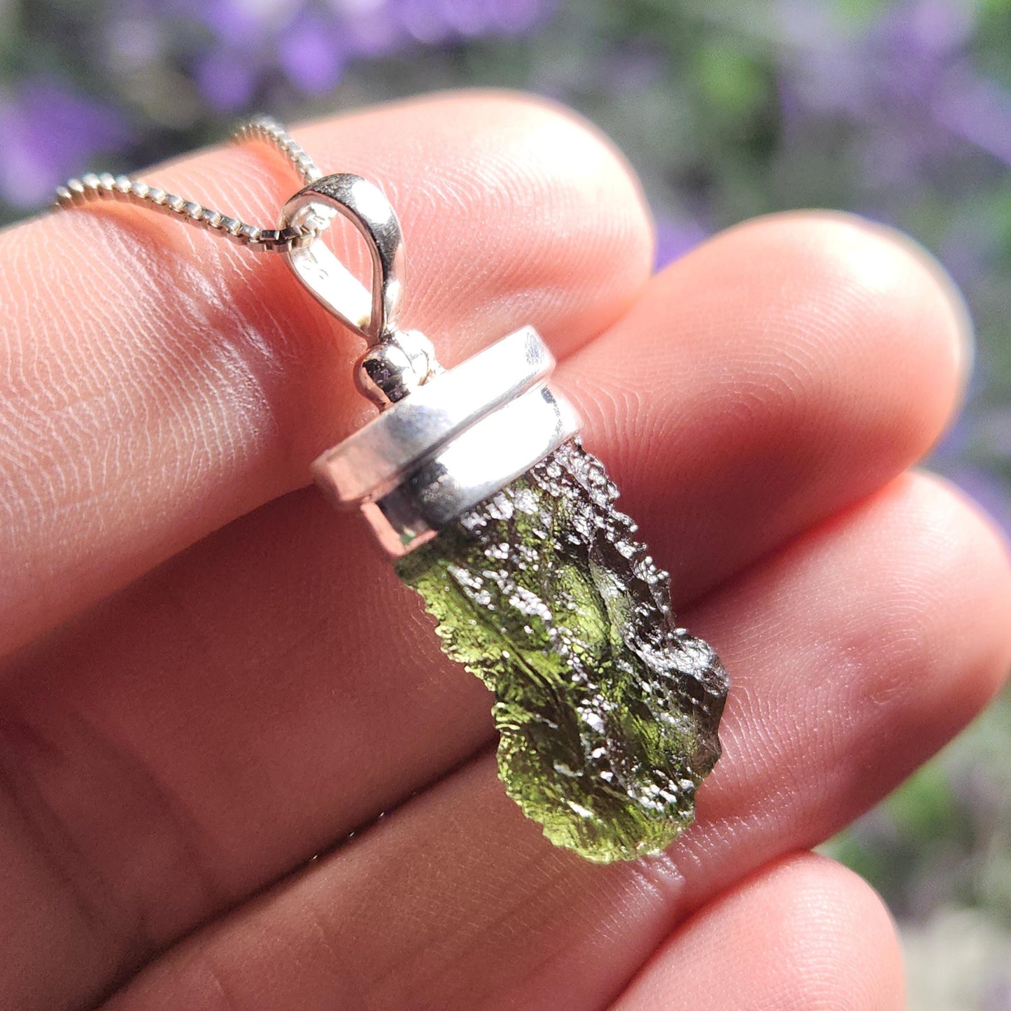 Moldavite Pendant