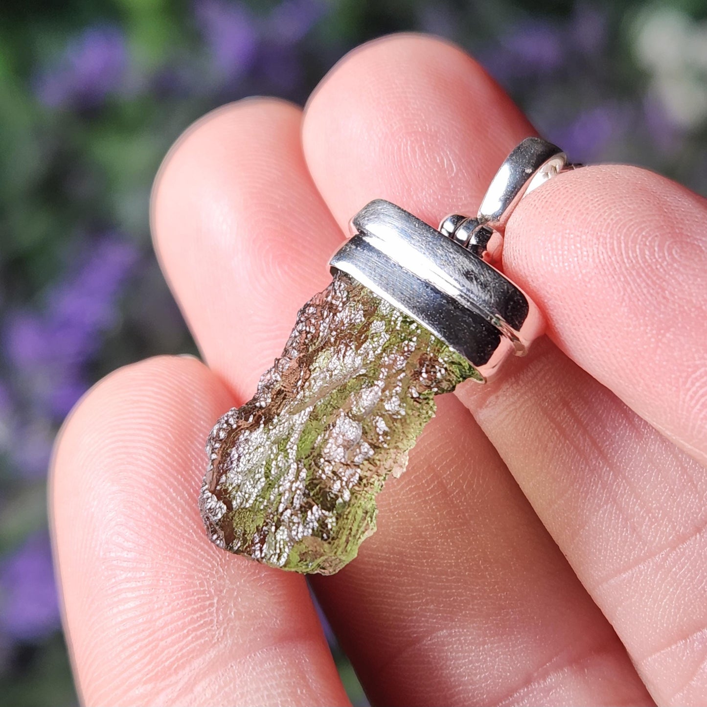 Moldavite Pendant
