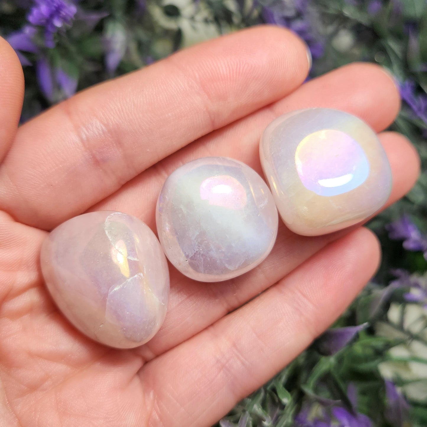 Angel Aura Rose Quartz Crystal