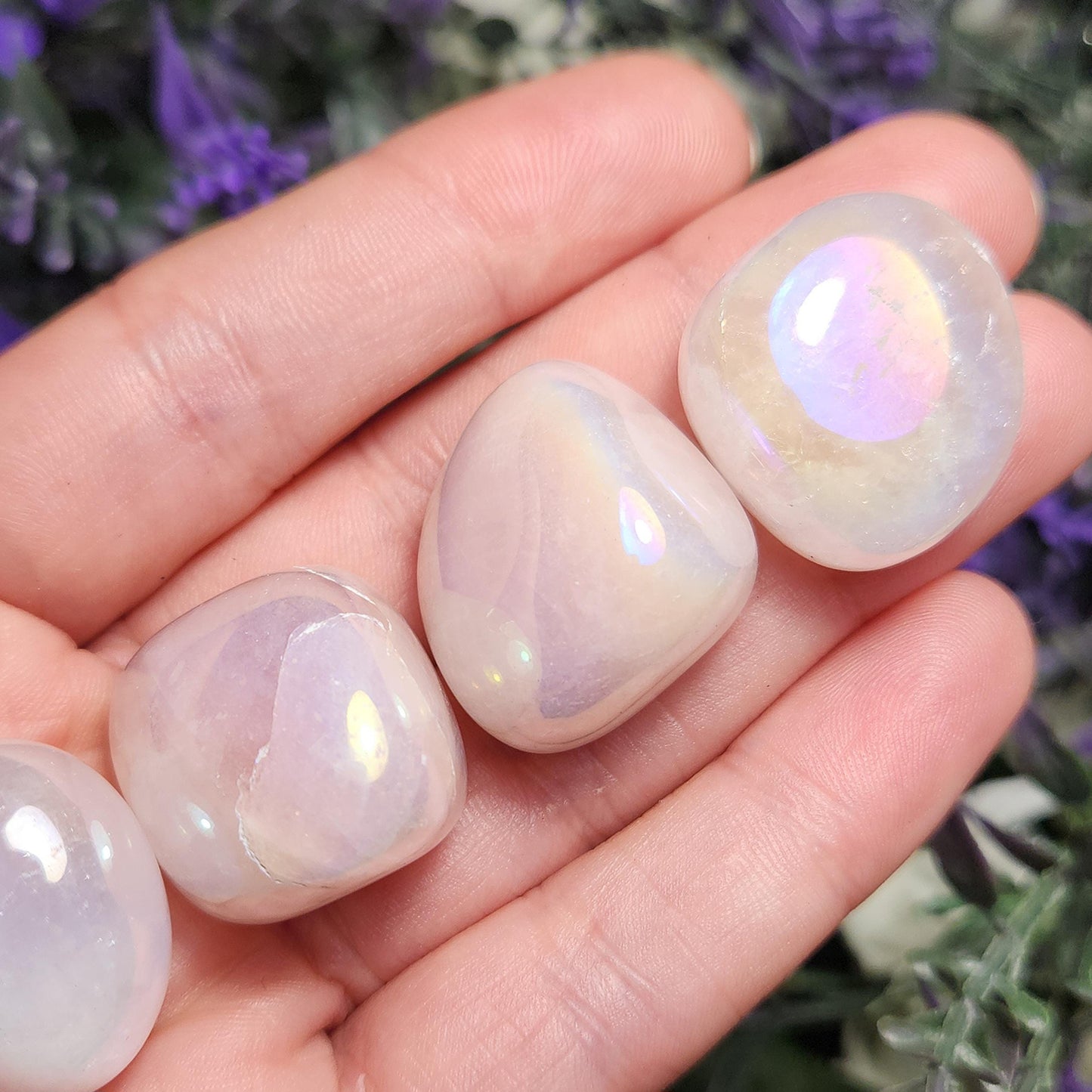 Angel Aura Rose Quartz Crystal