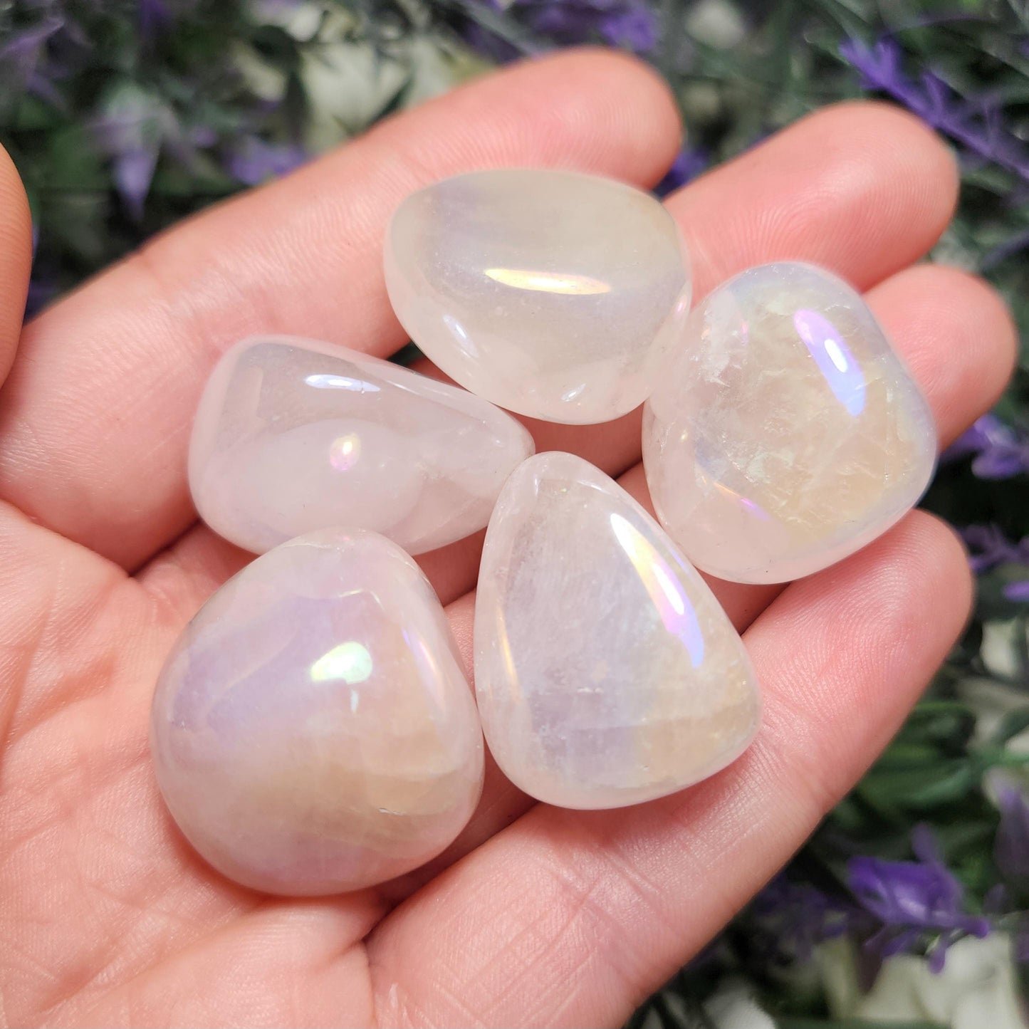 Angel Aura Rose Quartz Crystal