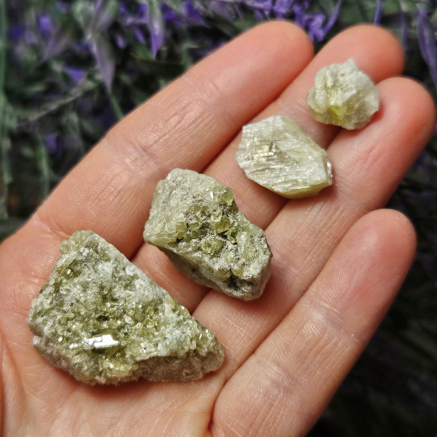 Green Vesuvianite Cluster