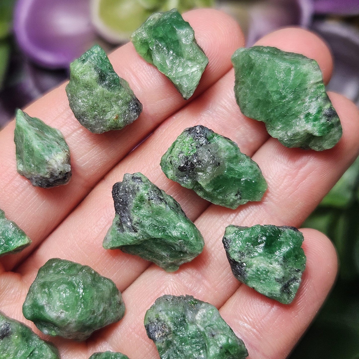 Green Garnet Crystal