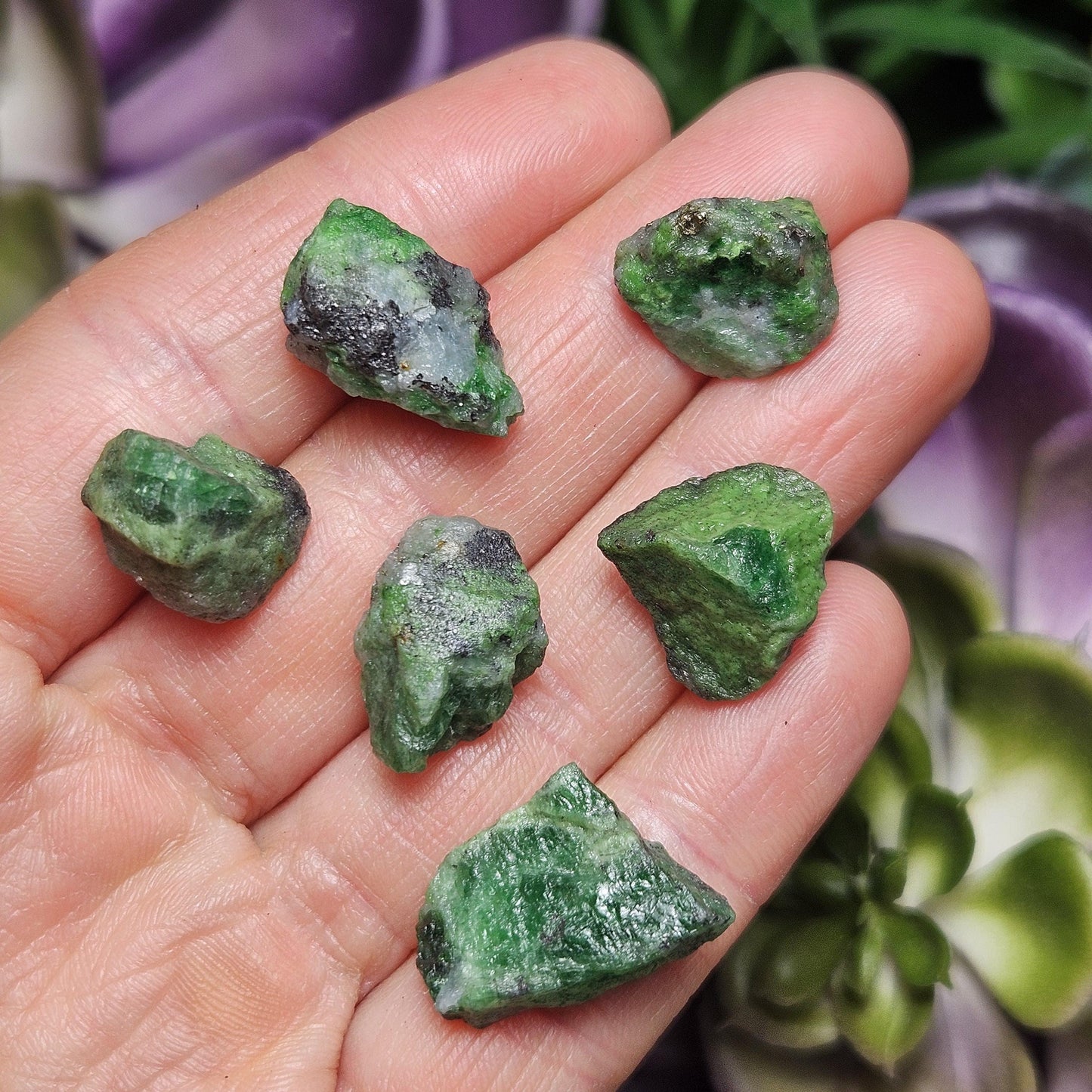 Green Garnet Crystal