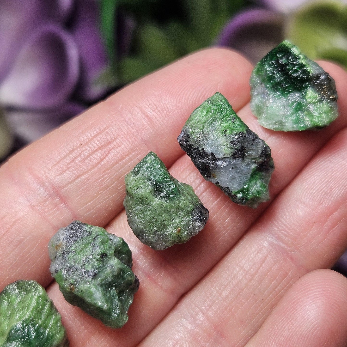Green Garnet Crystal