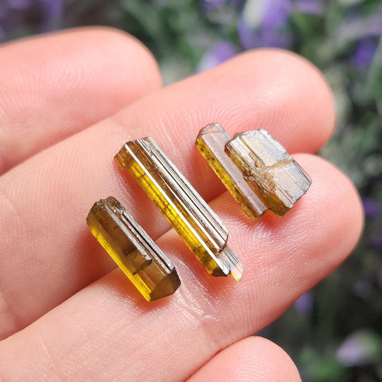Gem Epidote Crystal