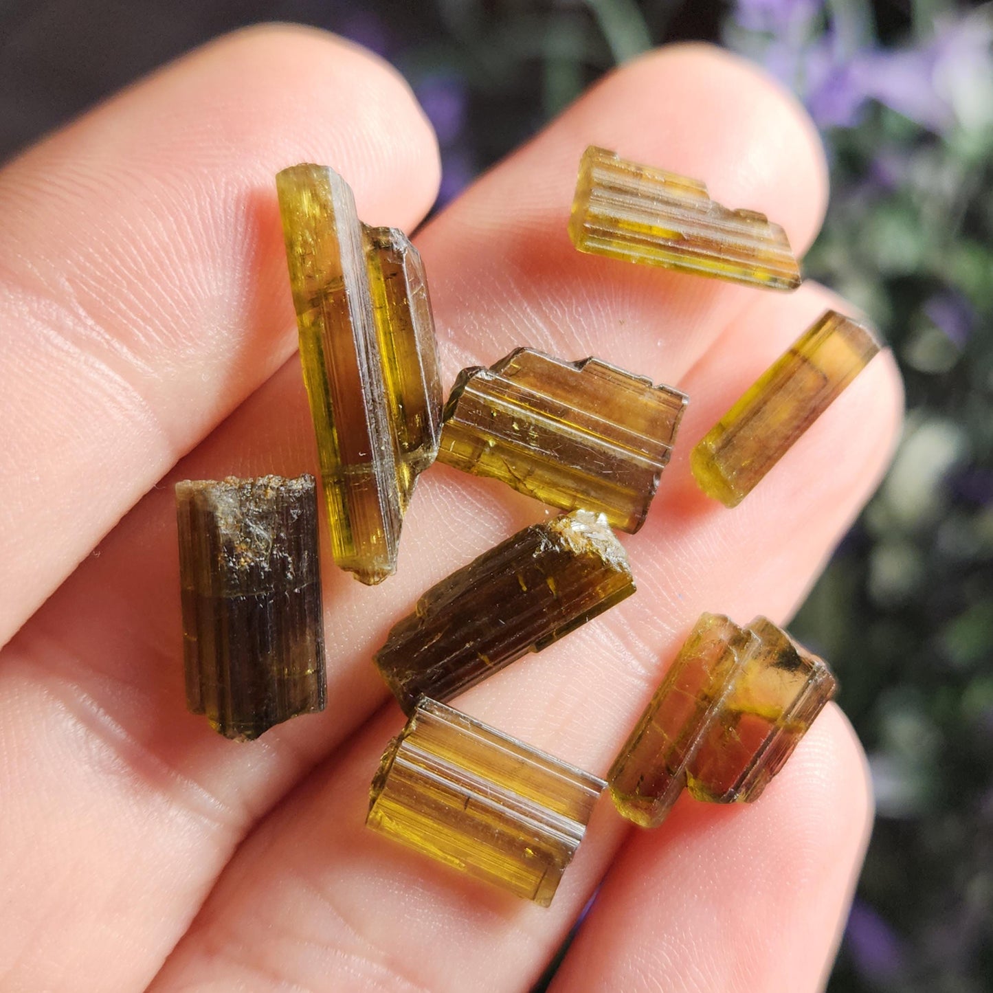 Gem Epidote Crystal