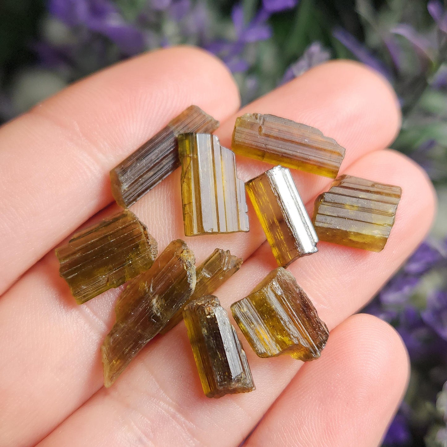 Gem Epidote Crystal