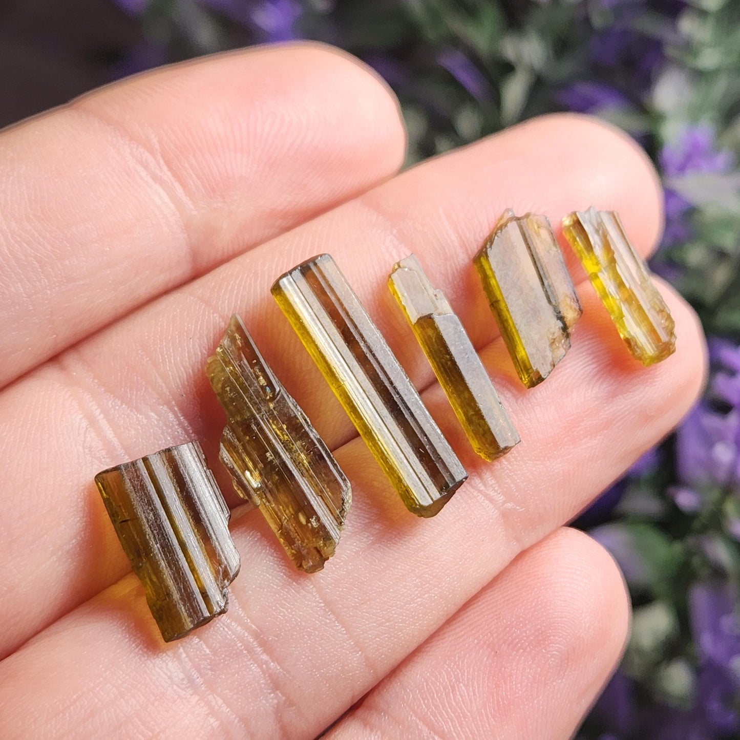 Gem Epidote Crystal
