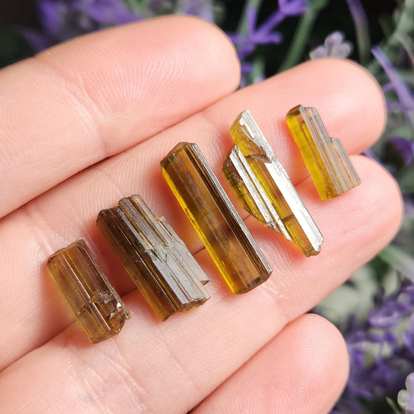 Gem Epidote Crystal