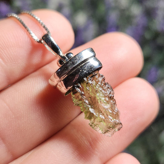 Moldavite Pendant