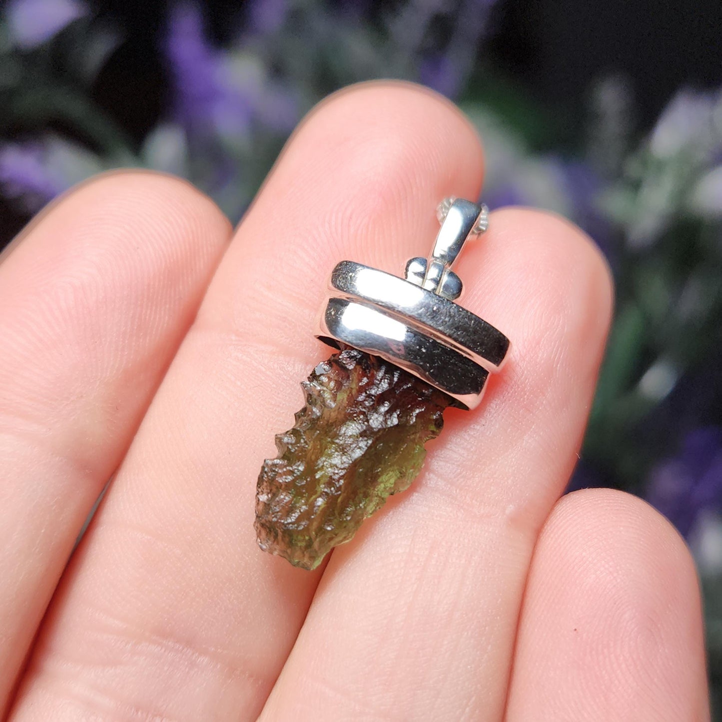 Moldavite Pendant