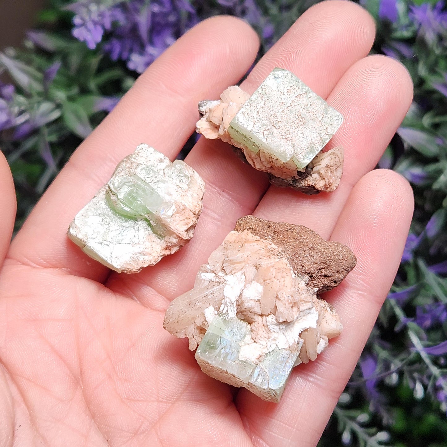 Green Apophyllite Cluster