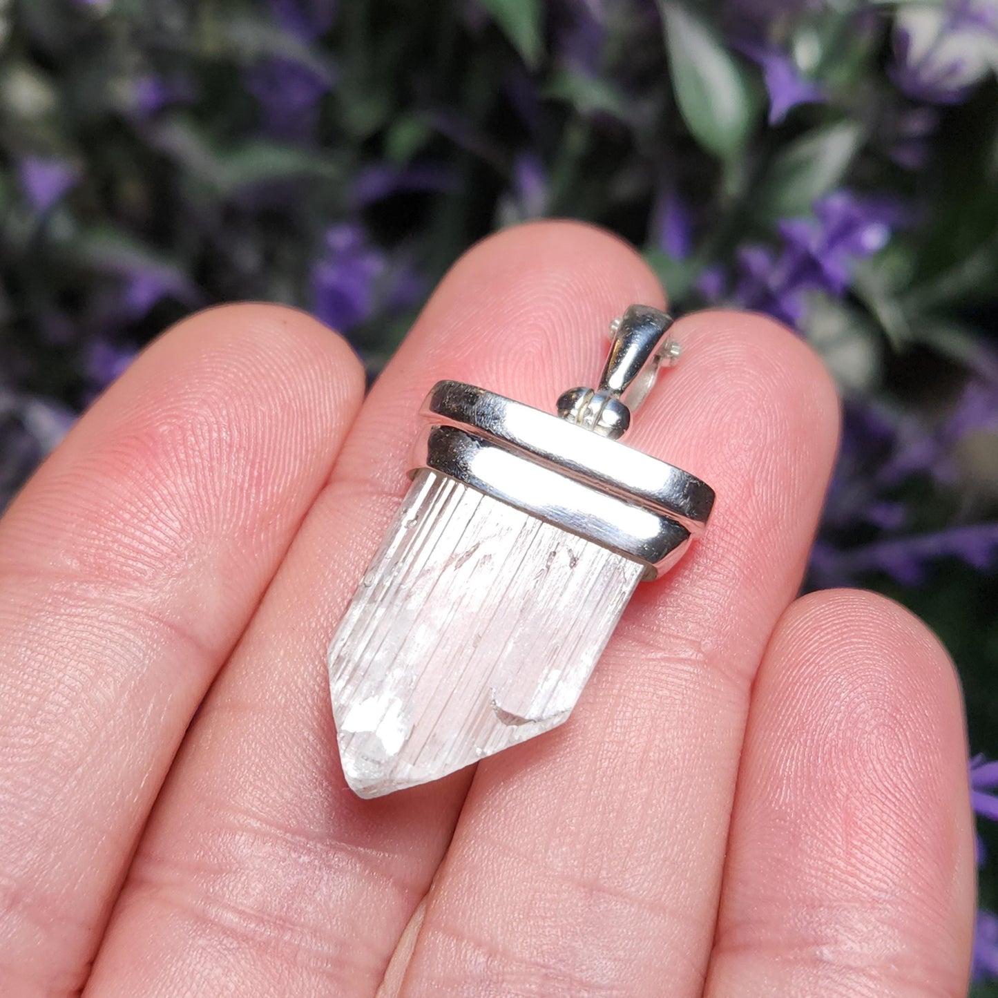 Green Hiddenite Pendant